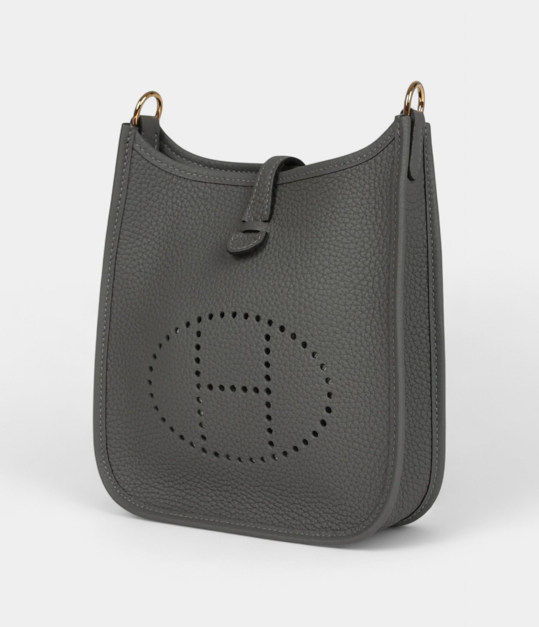 Hermès Evelyne TPM Gris Meyer Clemence Gold Hardware