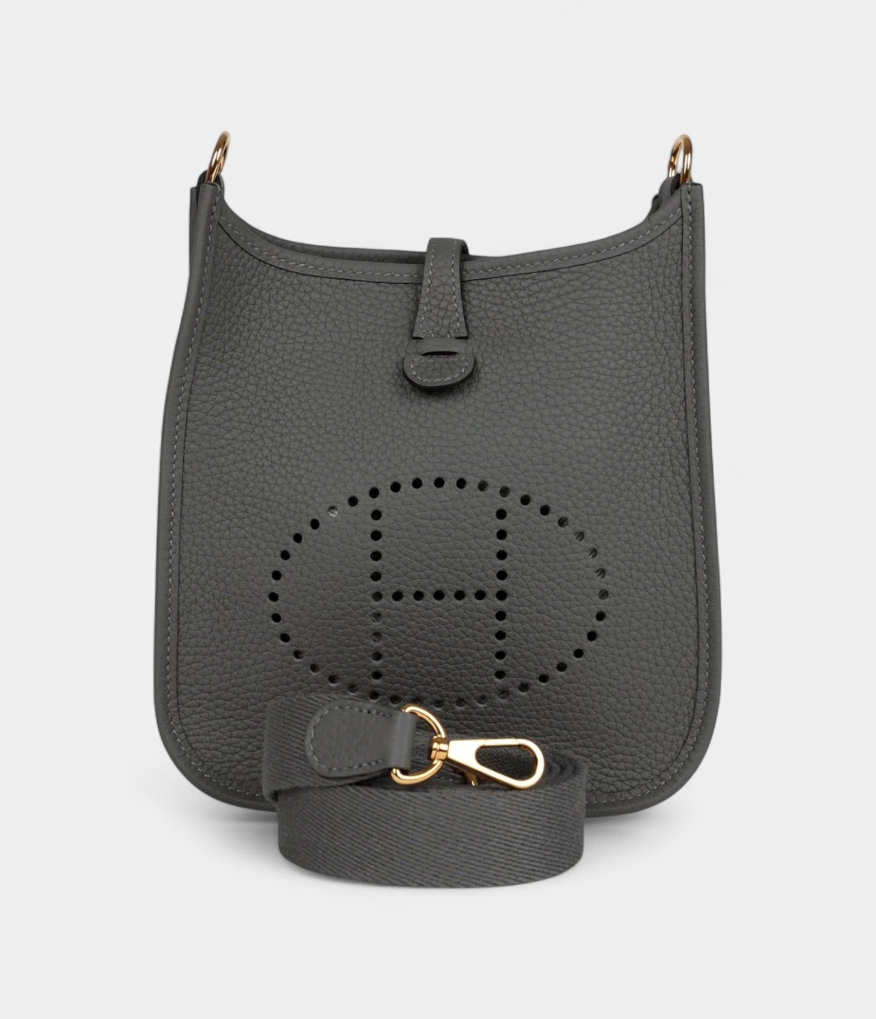 Hermès Evelyne TPM Gris Meyer Clemence Gold Hardware