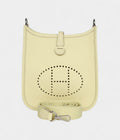 Hermès Evelyne TPM Jaune Milton Clemence Palladium Hardware
