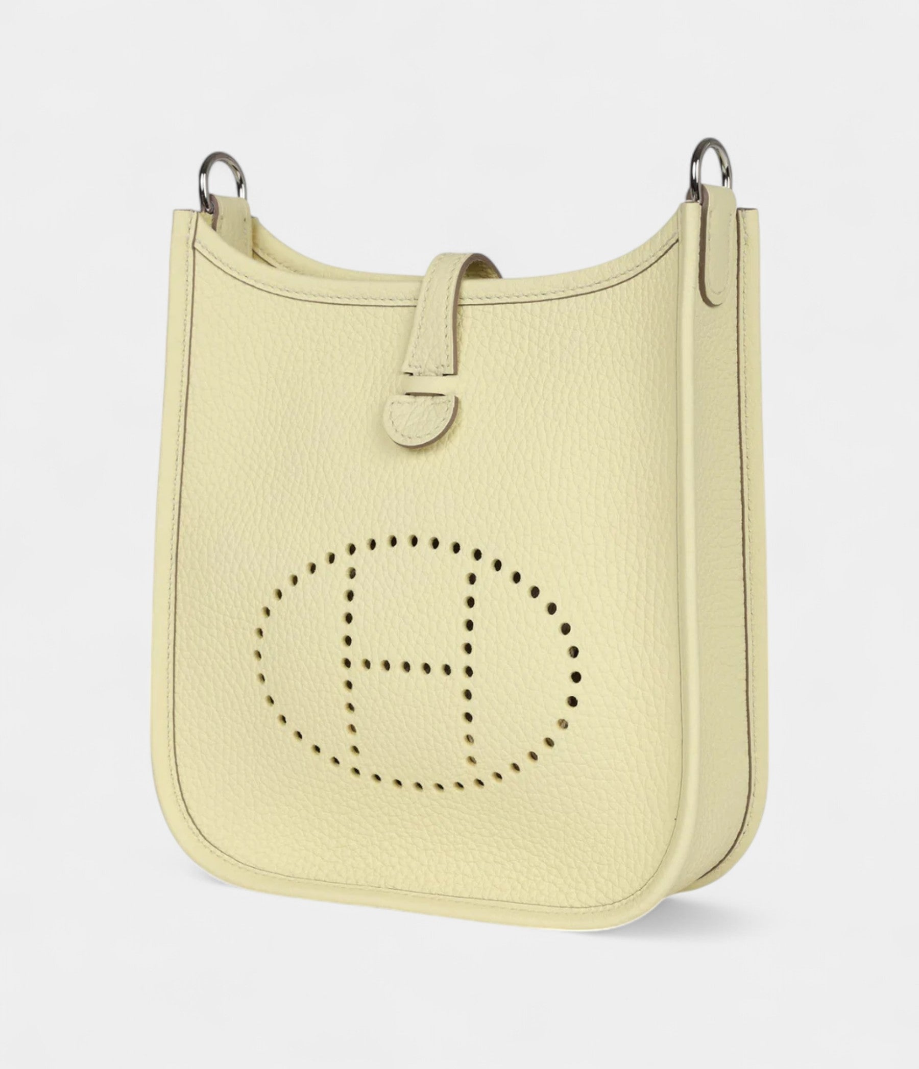 Hermès Evelyne TPM Jaune Milton Clemence Palladium Hardware