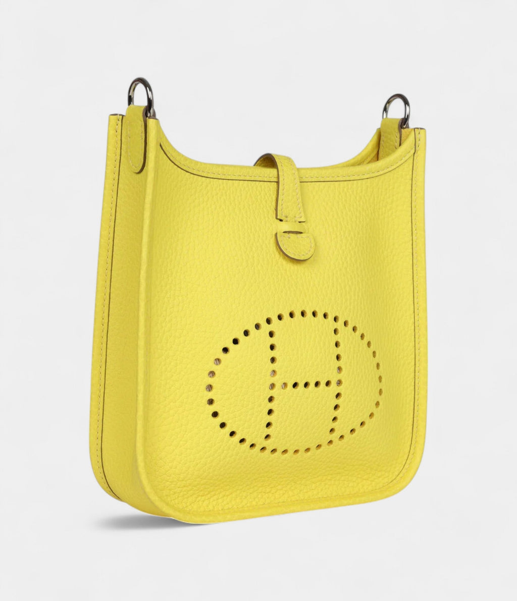 Hermès Evelyne TPM Lime Clemence Palladium Hardware