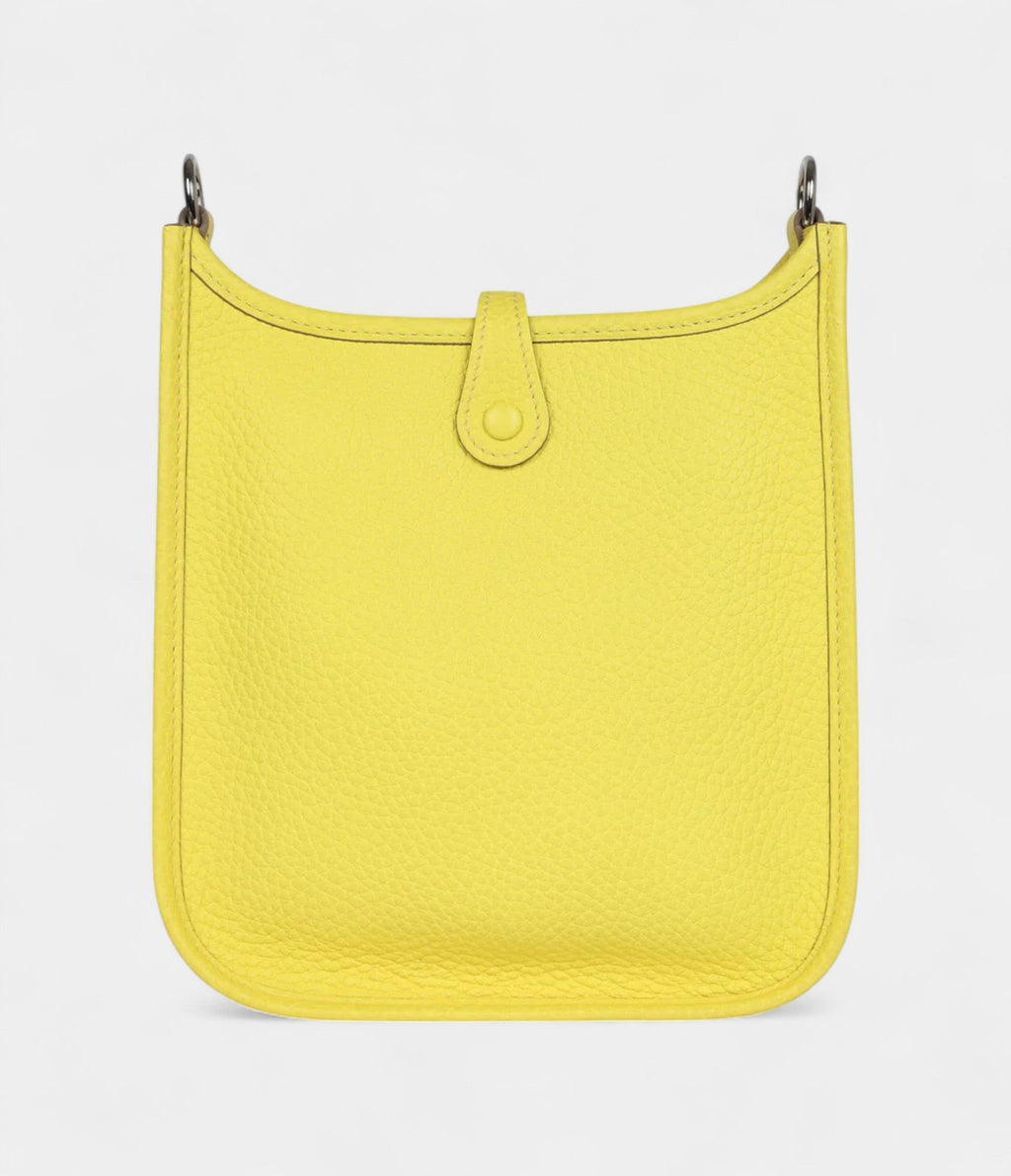 Hermès Evelyne TPM Lime Clemence Palladium Hardware