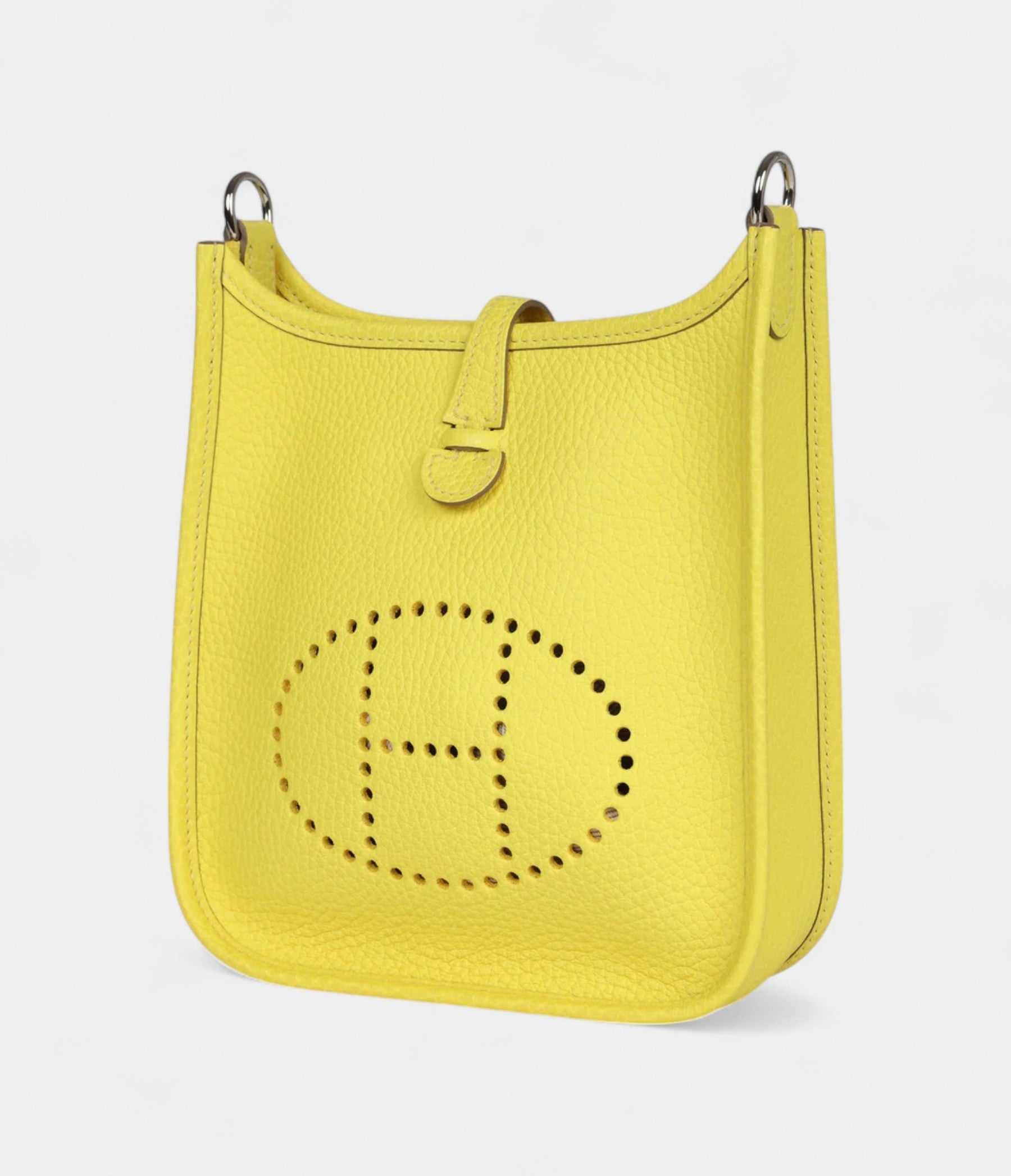 Hermès Evelyne TPM Lime Clemence Palladium Hardware