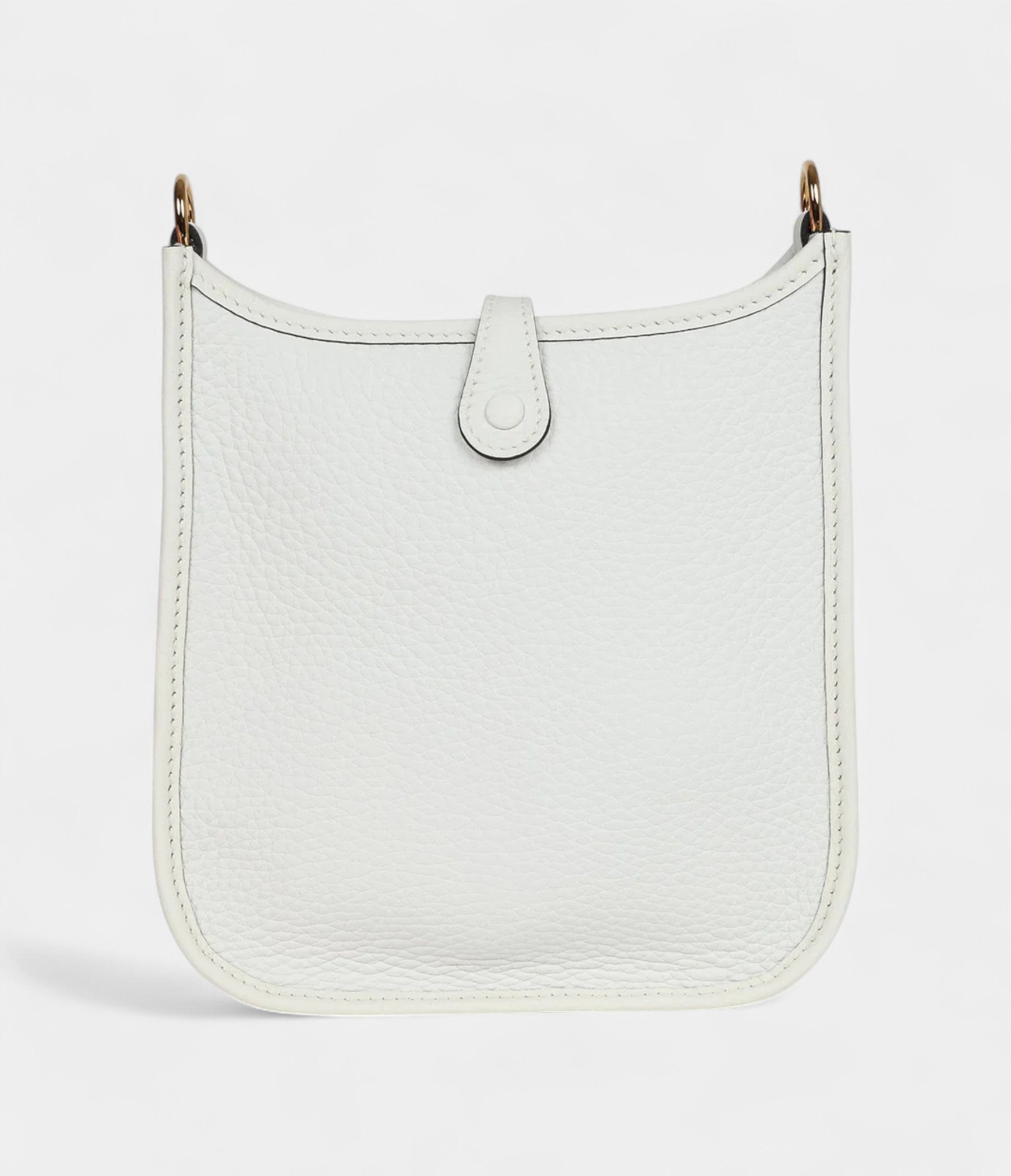 Hermès Evelyne TPM New White Clemence Gold Hardware