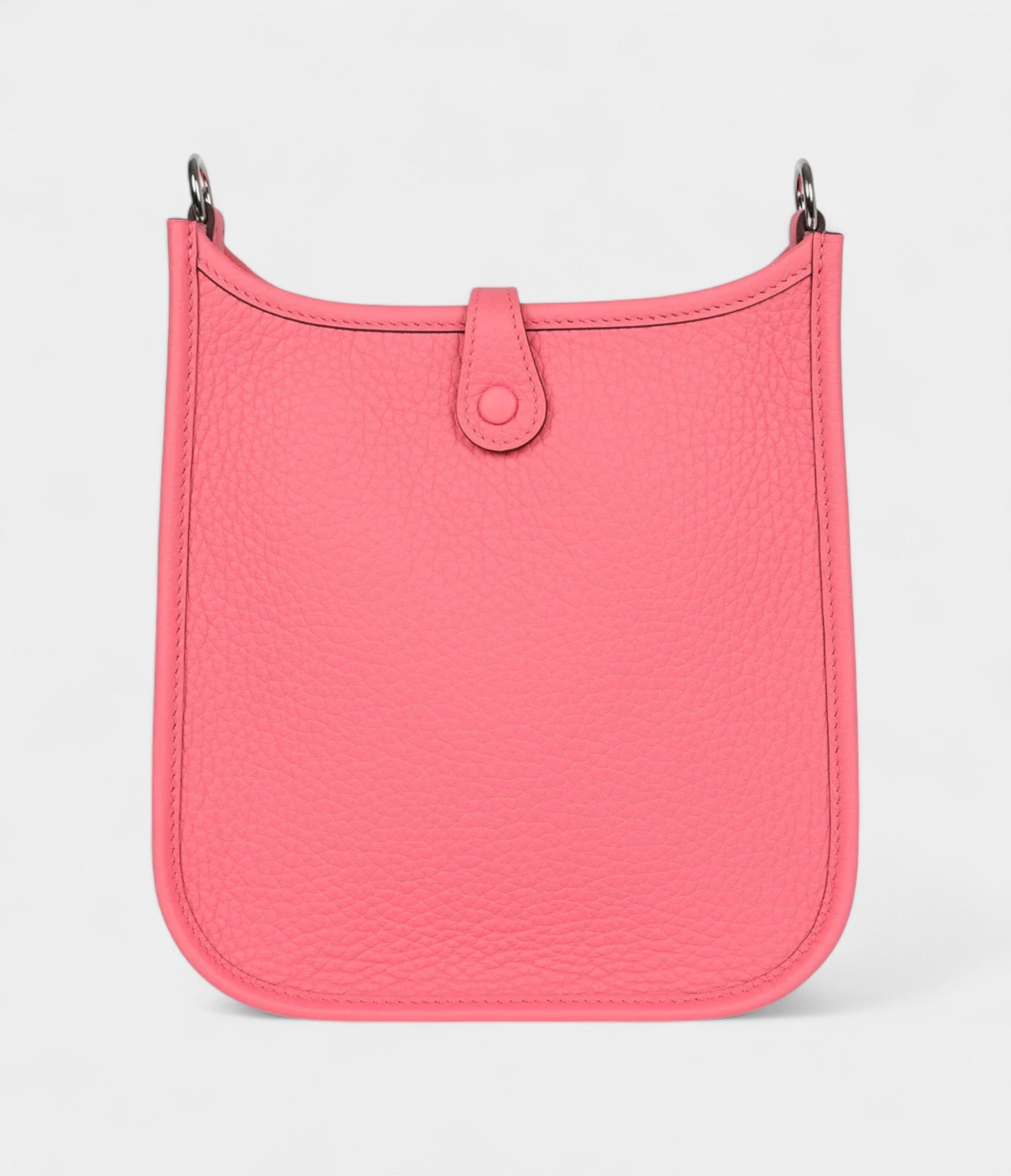 Hermès Evelyne TPM Rose Azalee Clemence Palladium Hardware