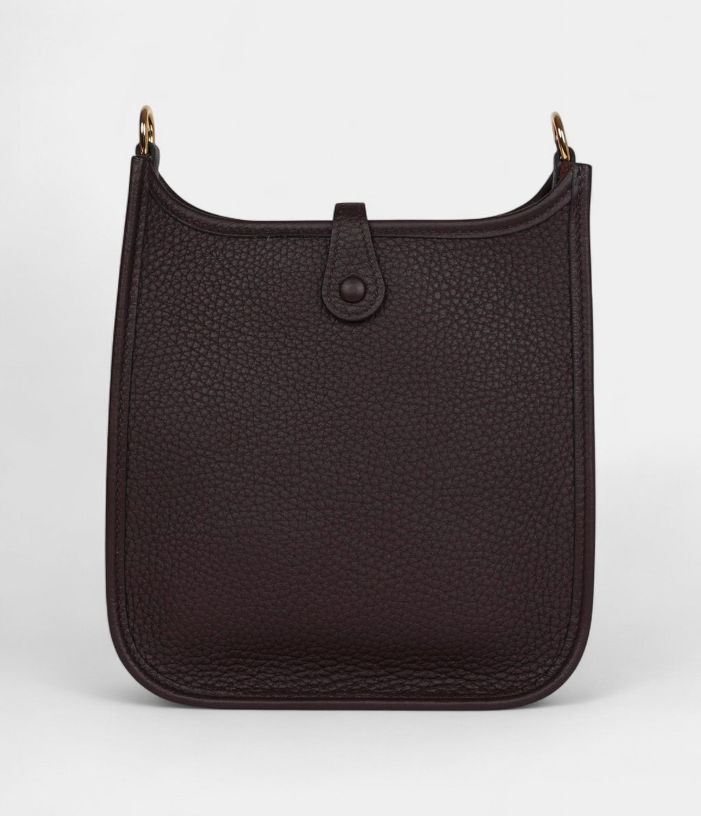 Hermès Evelyne TPM Rouge Sellier Clemence Gold Hardware