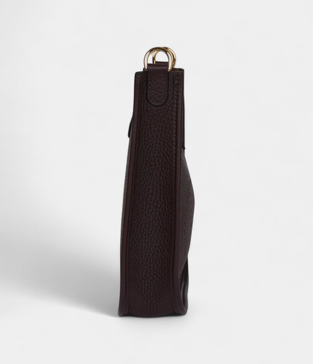 Hermès Evelyne TPM Rouge Sellier Clemence Gold Hardware