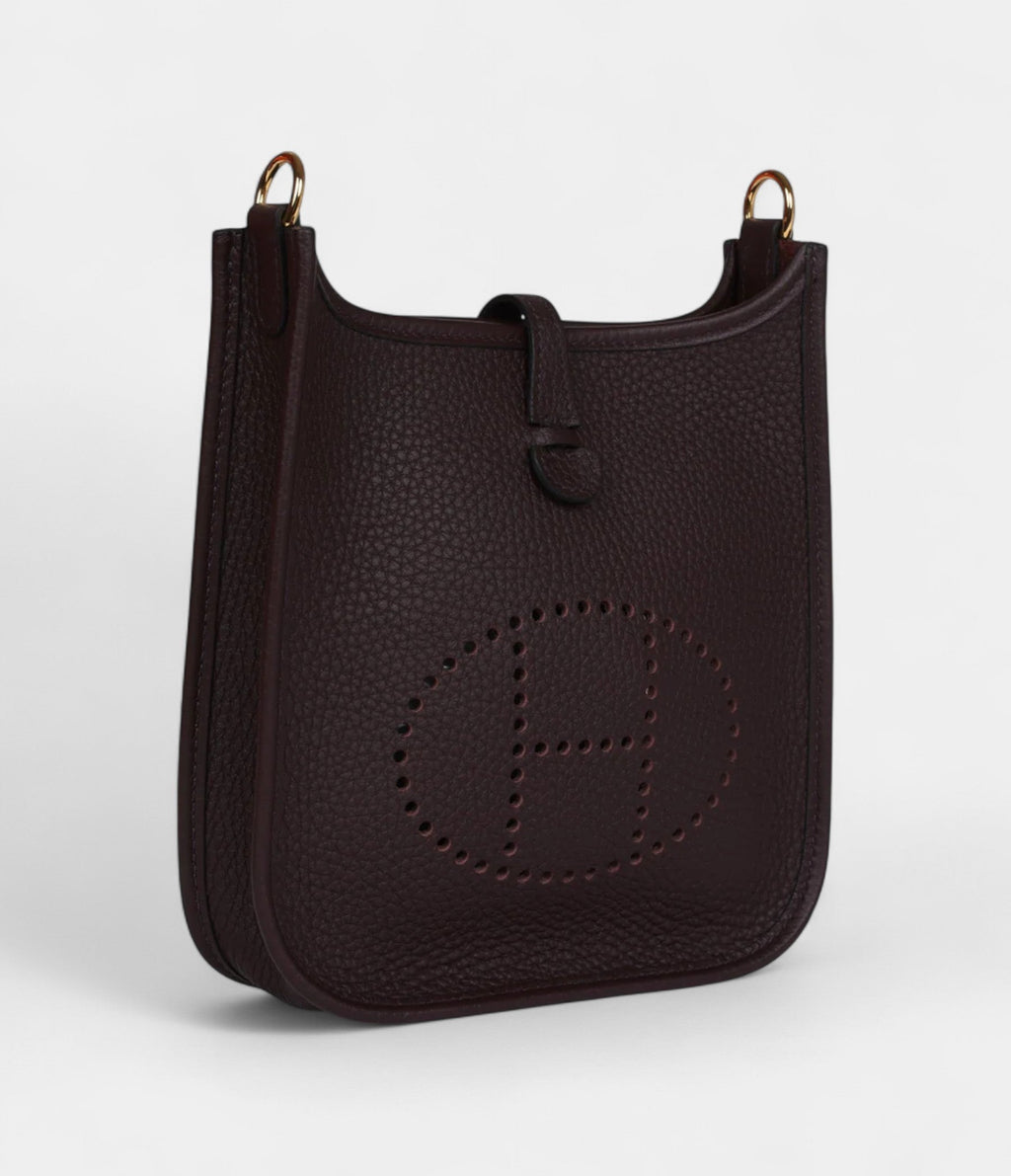 Hermès Evelyne TPM Rouge Sellier Clemence Gold Hardware