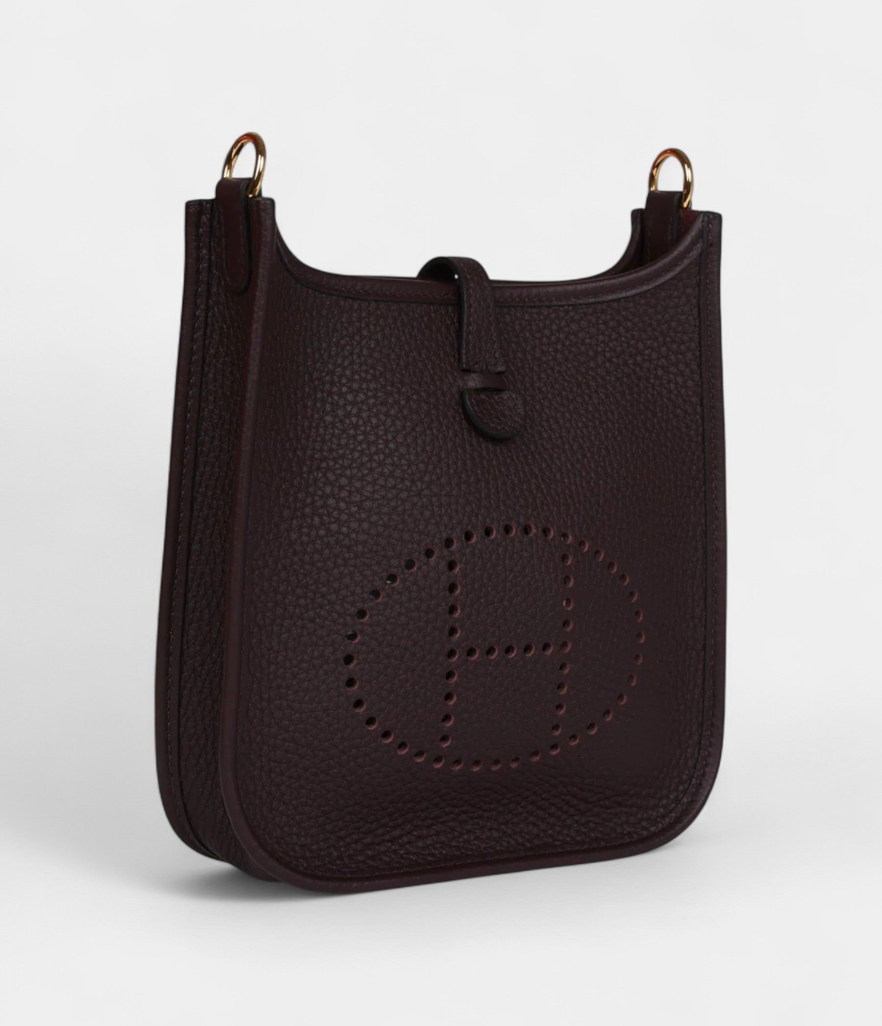 Hermès Evelyne TPM Rouge Sellier Clemence Gold Hardware