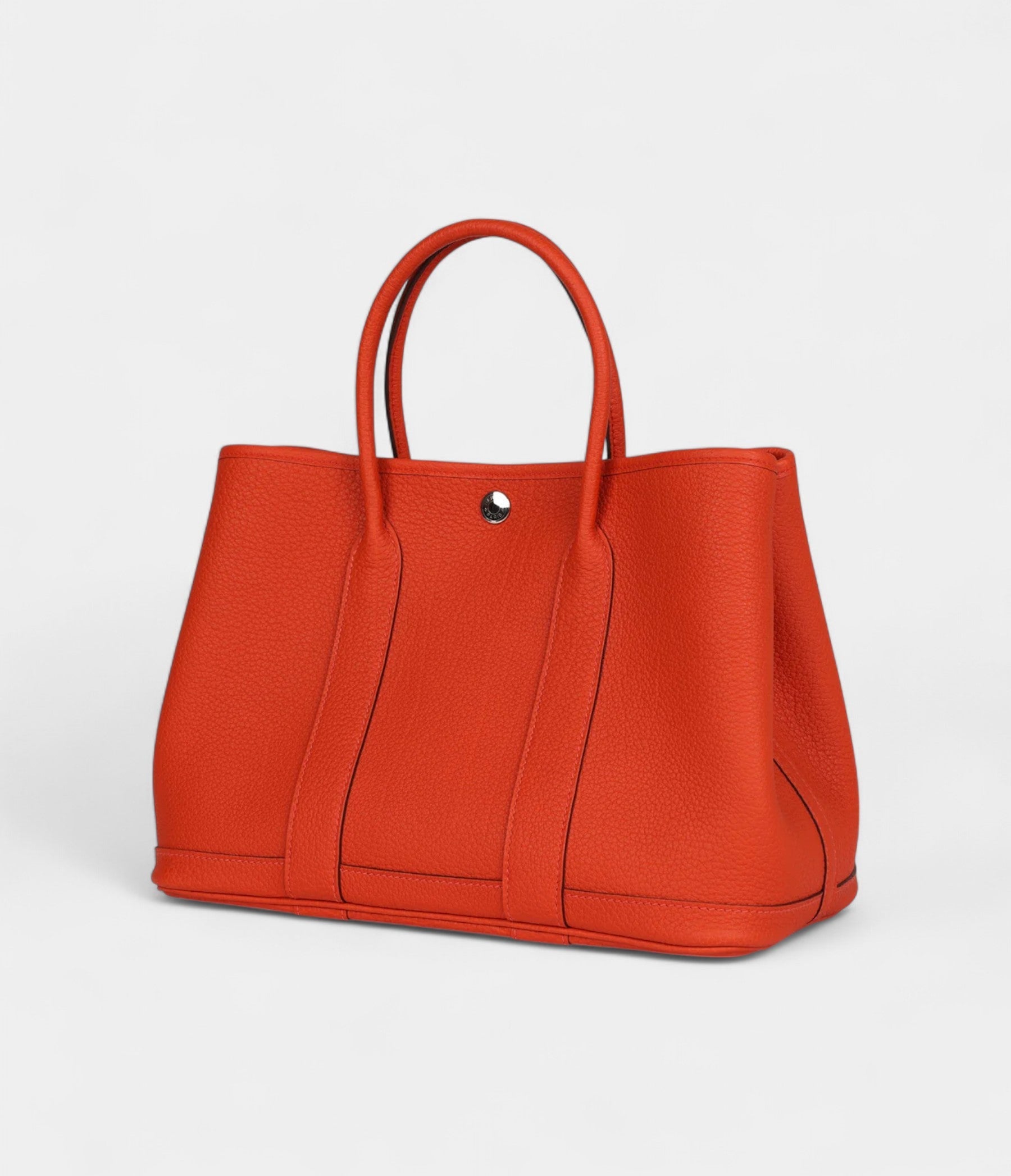 Hermès Garden Party 30 Capucine Negonda Palladium Hardware