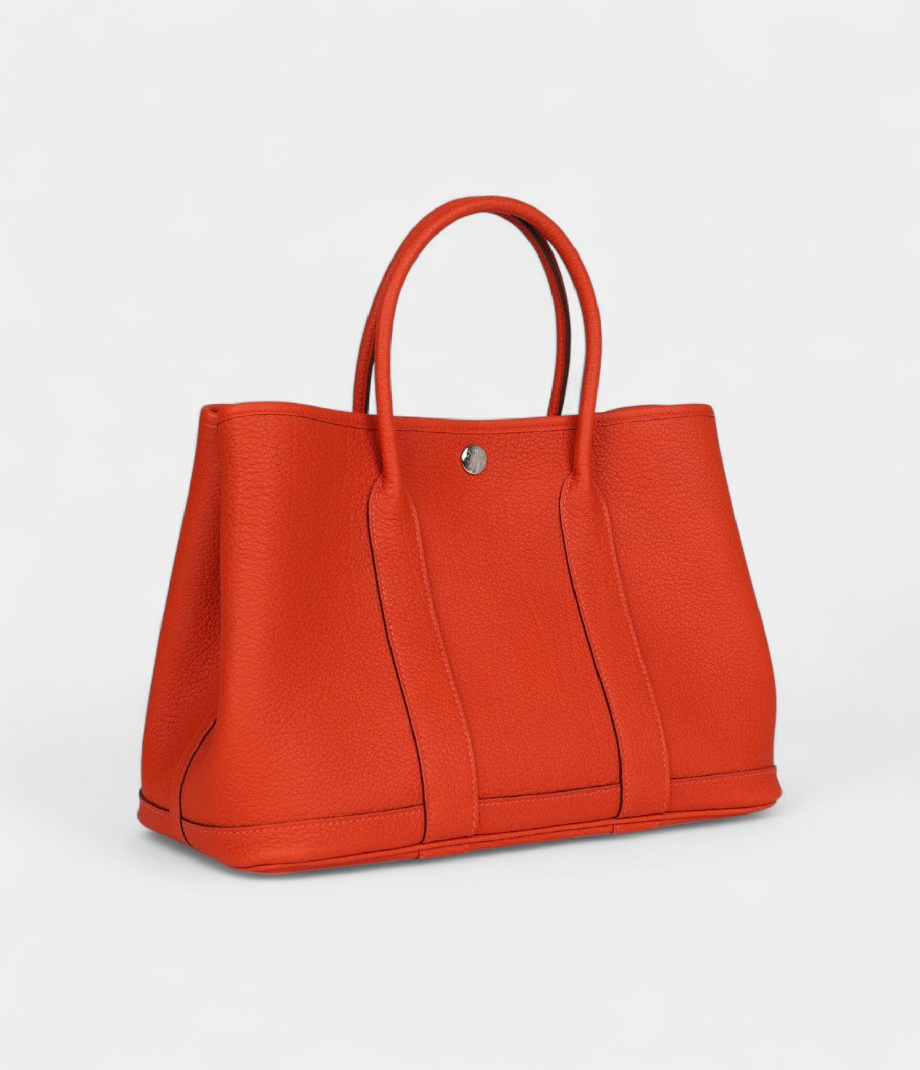 Hermès Garden Party 30 Capucine Negonda Palladium Hardware