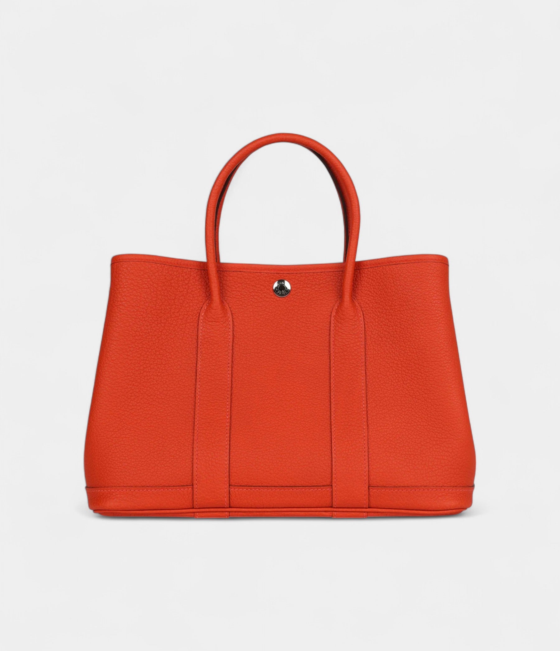 Hermès Garden Party 30 Capucine Negonda Palladium Hardware