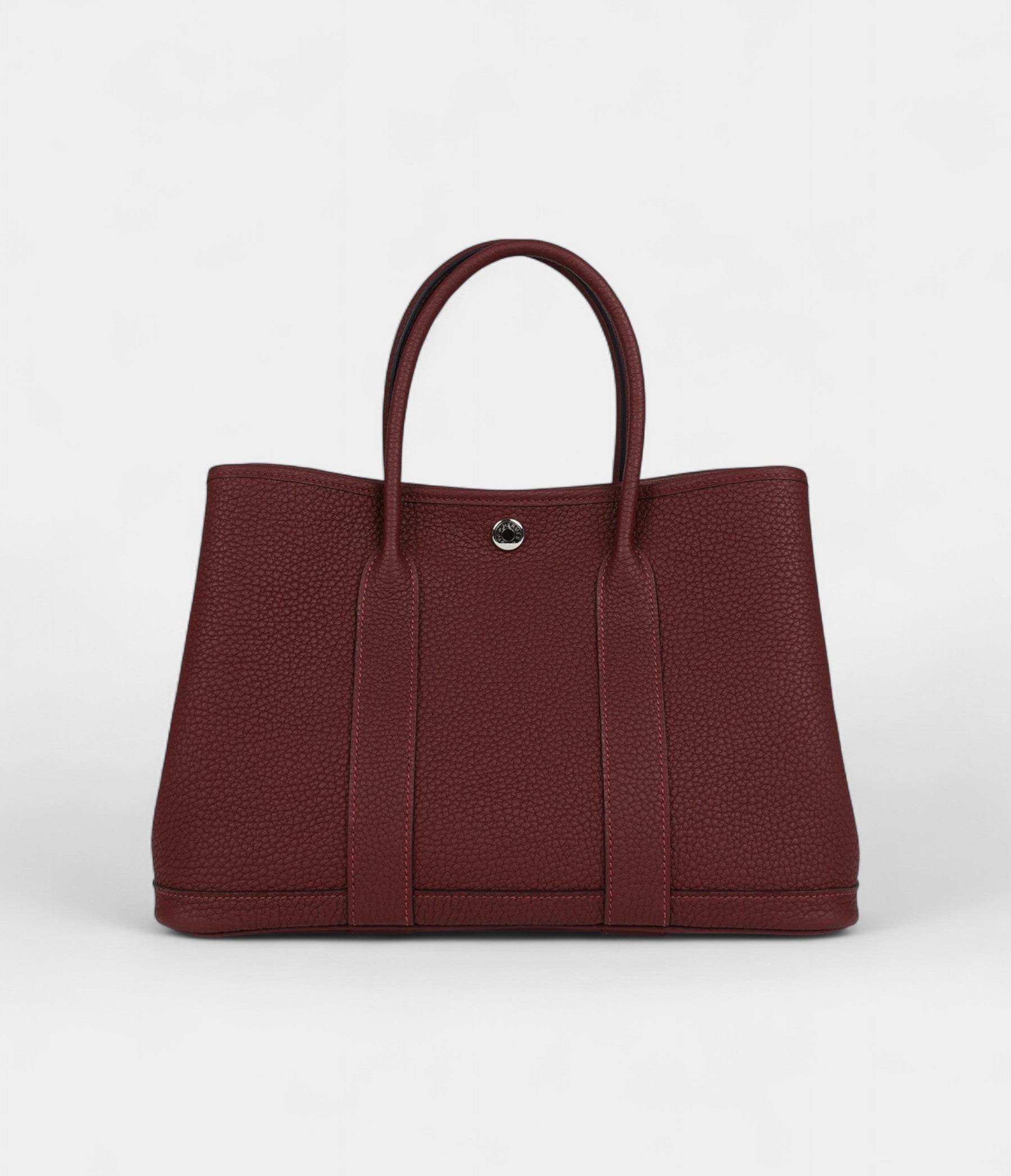 Hermès Garden Party 30 Rouge H Negonda Palladium Hardware
