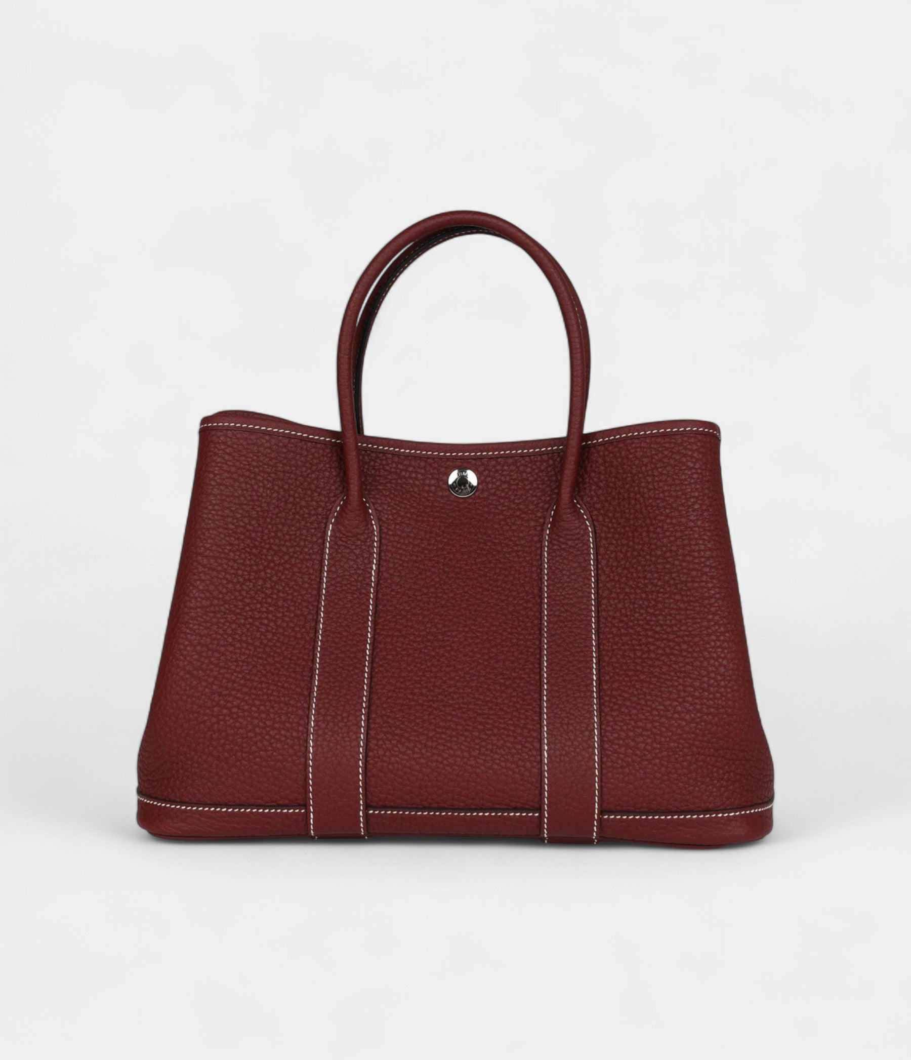 Hermès Garden Party 30 Rouge H Negonda Palladium Hardware