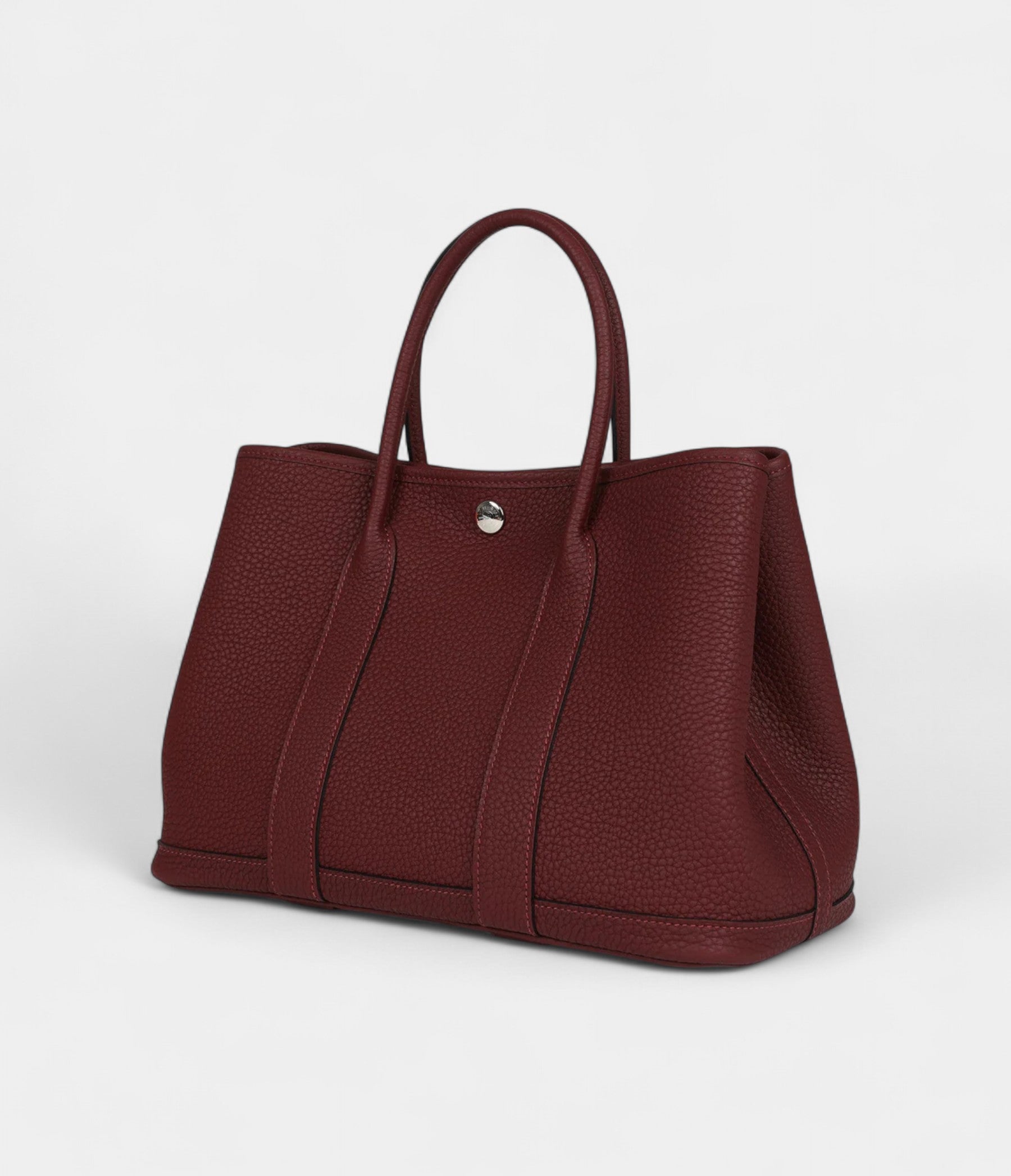 Hermès Garden Party 30 Rouge H Negonda Palladium Hardware