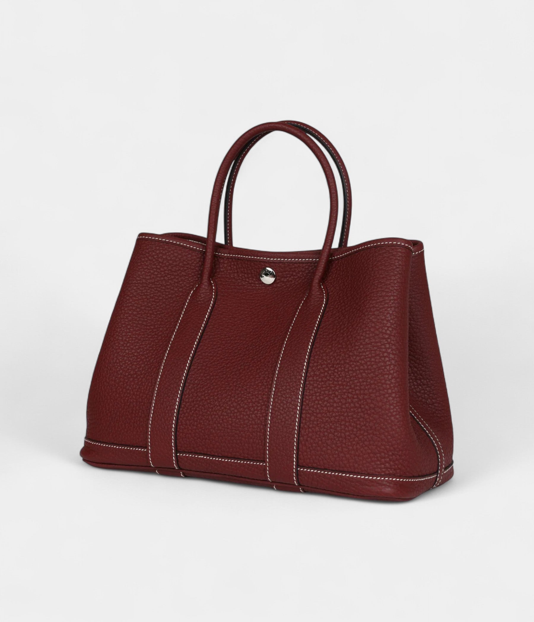 Hermès Garden Party 30 Rouge H Negonda Palladium Hardware