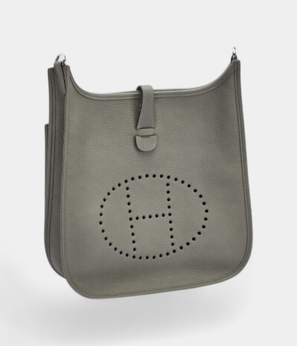 Hermès Gris Meyer Clemence Evelyne III 29 Palladium Hardware