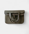 Hermès Halzan Leather Beige Handbag