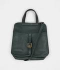 Hermès Halzan Black Leather Handbag