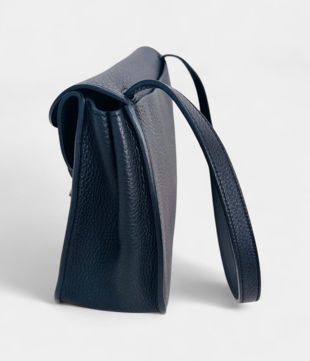 Hermès Halzan Leather Clutch Bag
