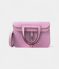 Hermès Halzan Leather Handbag Pink