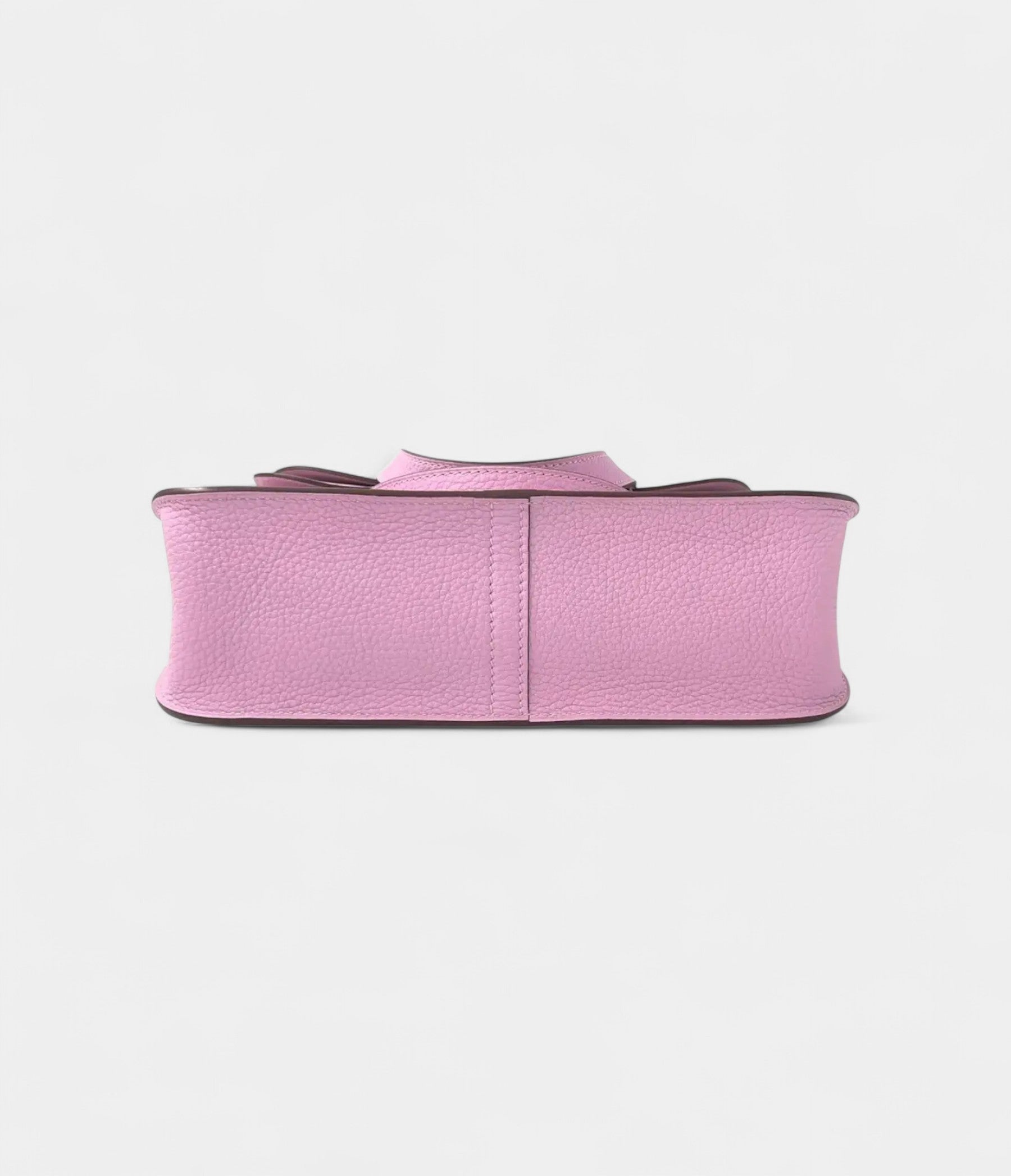 Hermès Halzan Leather Handbag Pink