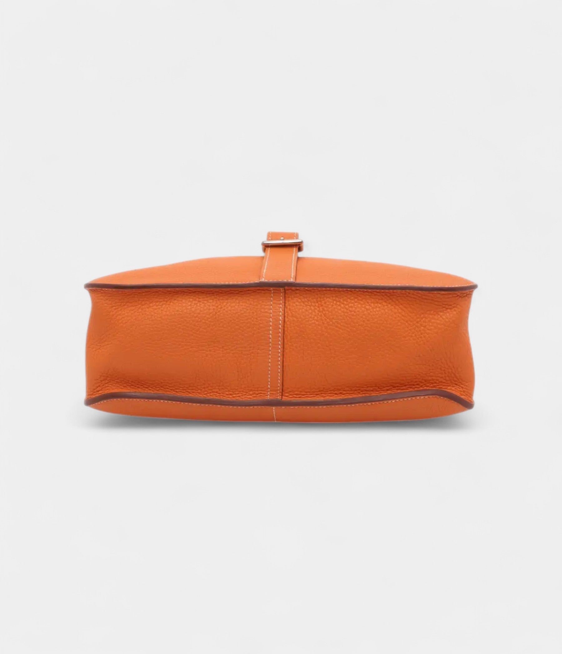 Hermès Halzan Leather Orange Handbag