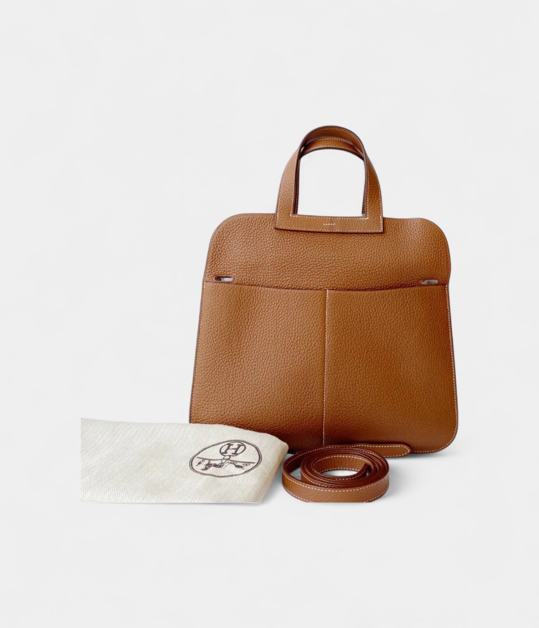 Hermès Halzan Other Leather Handbag
