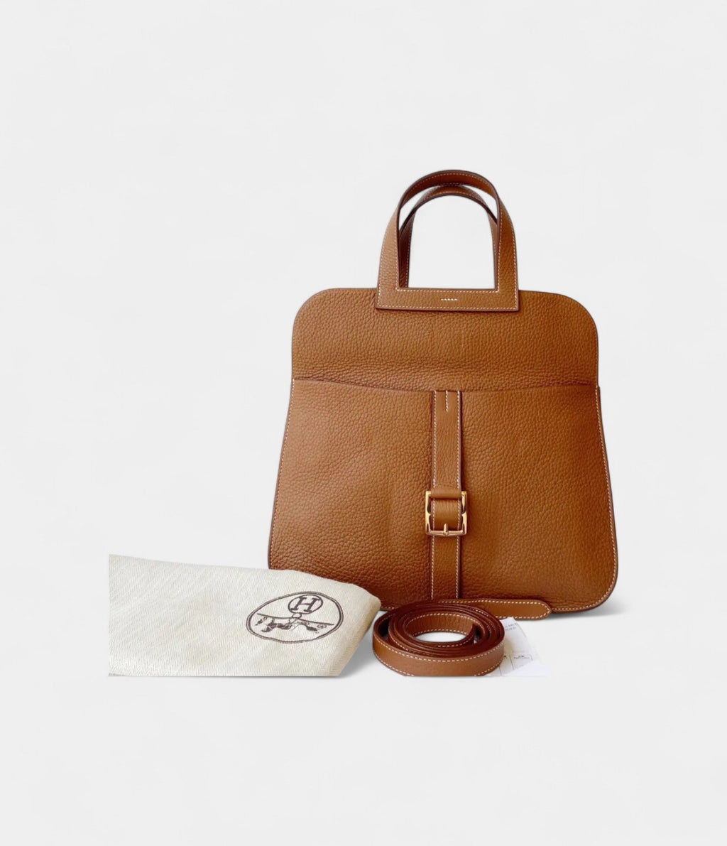 Hermès Halzan Other Leather Handbag