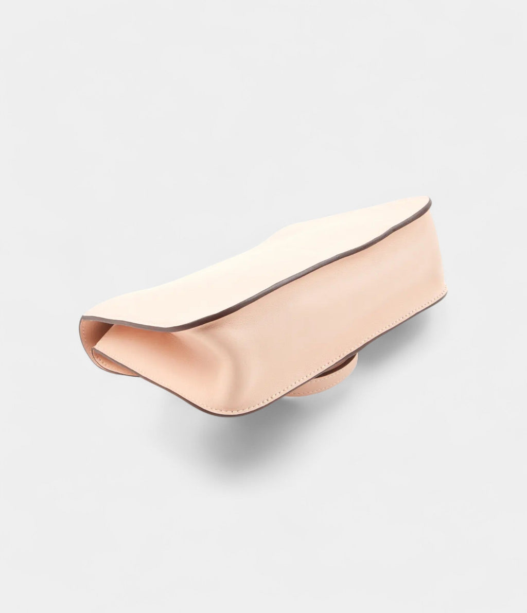 Hermès Halzan Pink Leather Handbag
