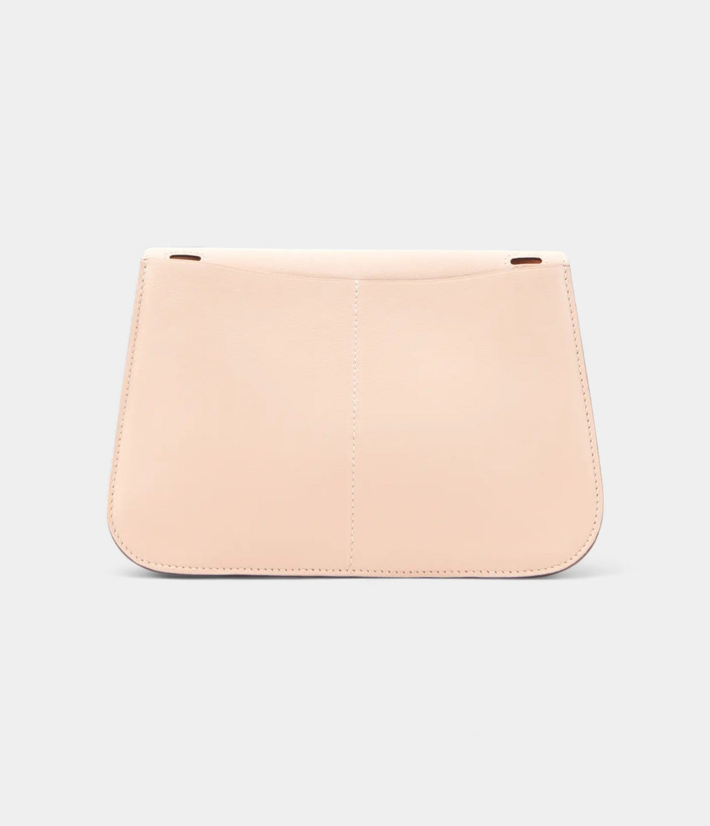 Hermès Halzan Pink Leather Handbag