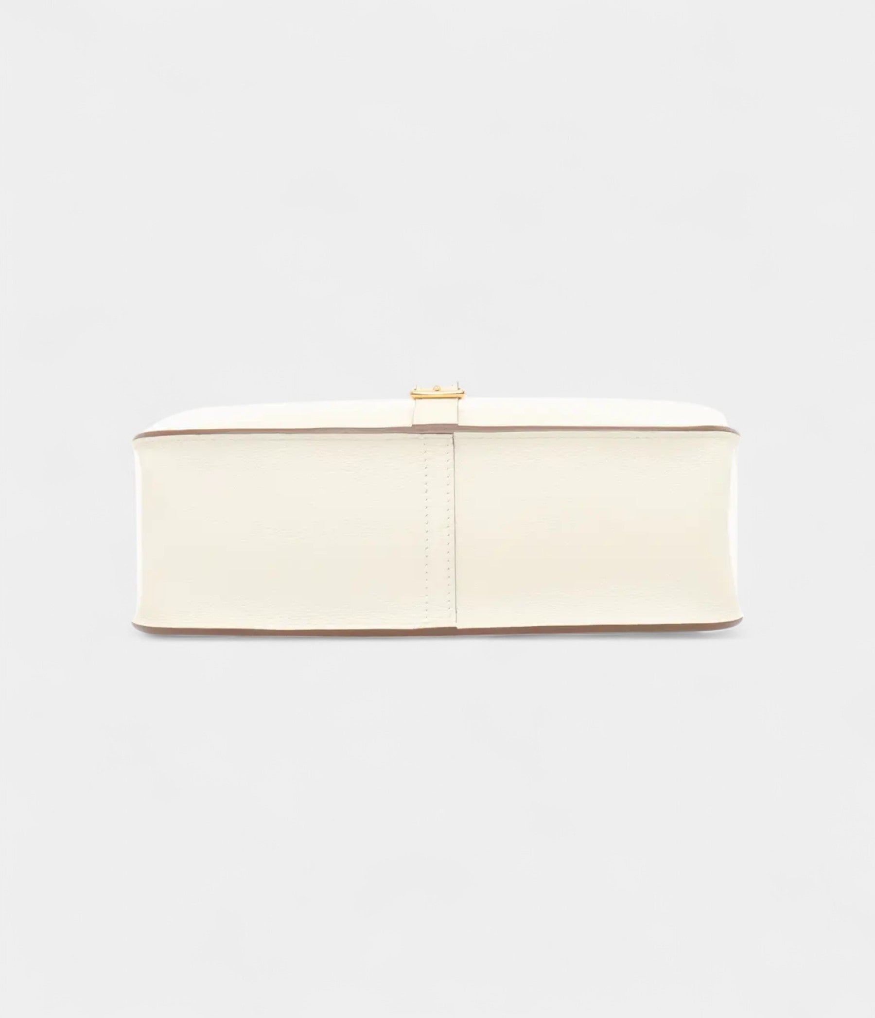 Hermès Halzan White Leather Handbag