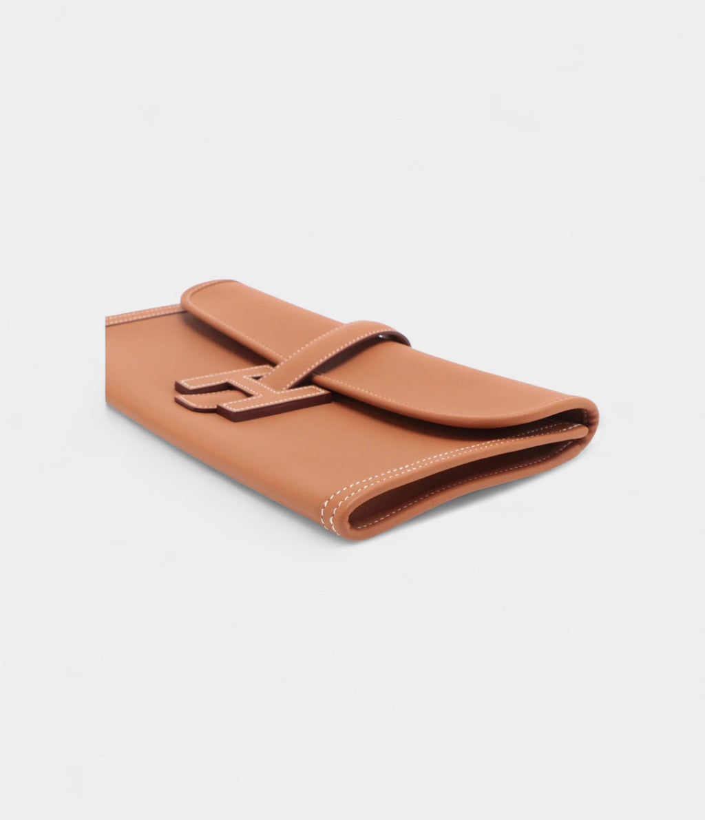 Hermès Jige 29 Gold Clutch Bag