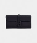 Hermès Jige Clutch 29 Black Swift