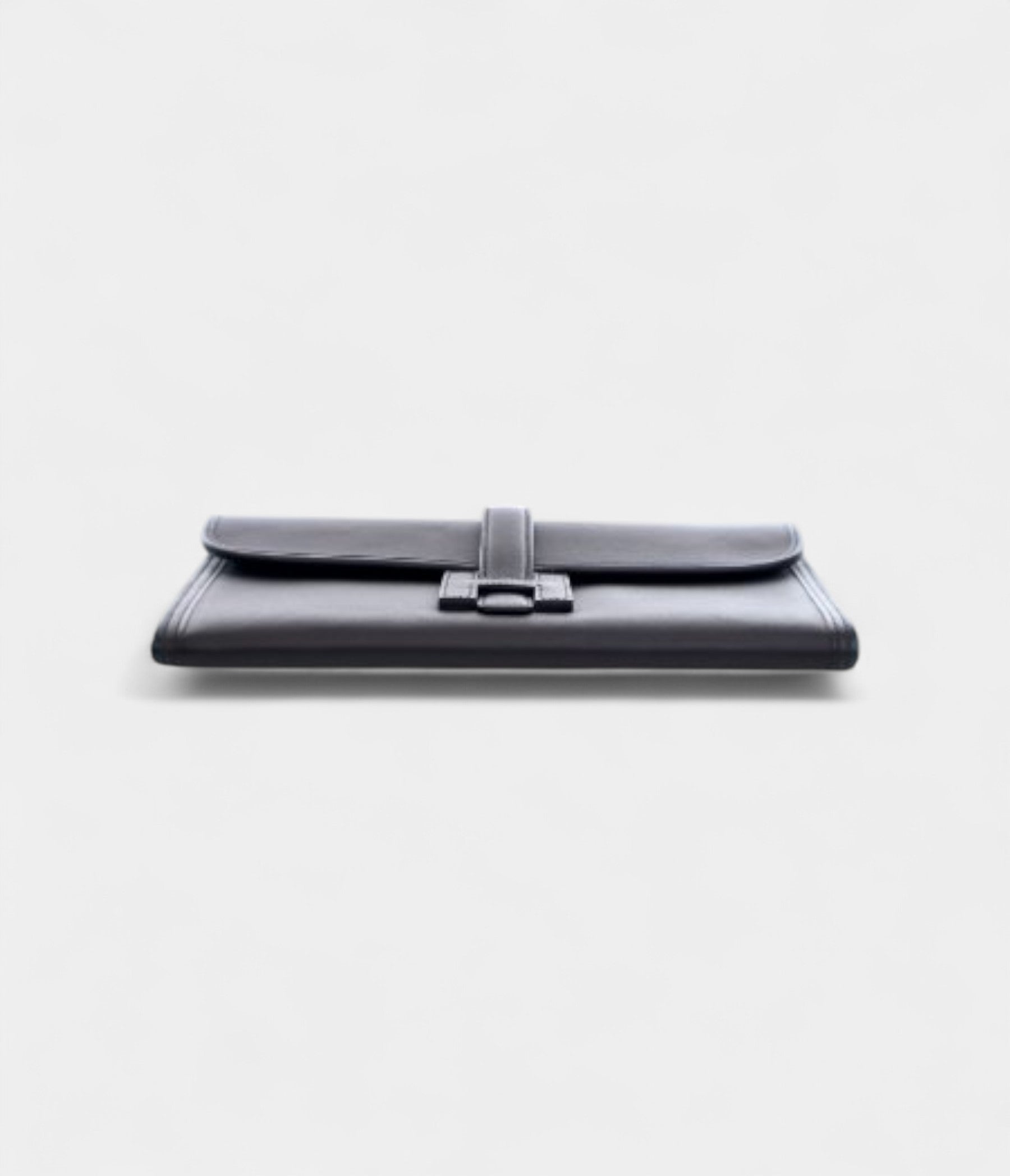 Hermès Jige Clutch 29 Black Swift