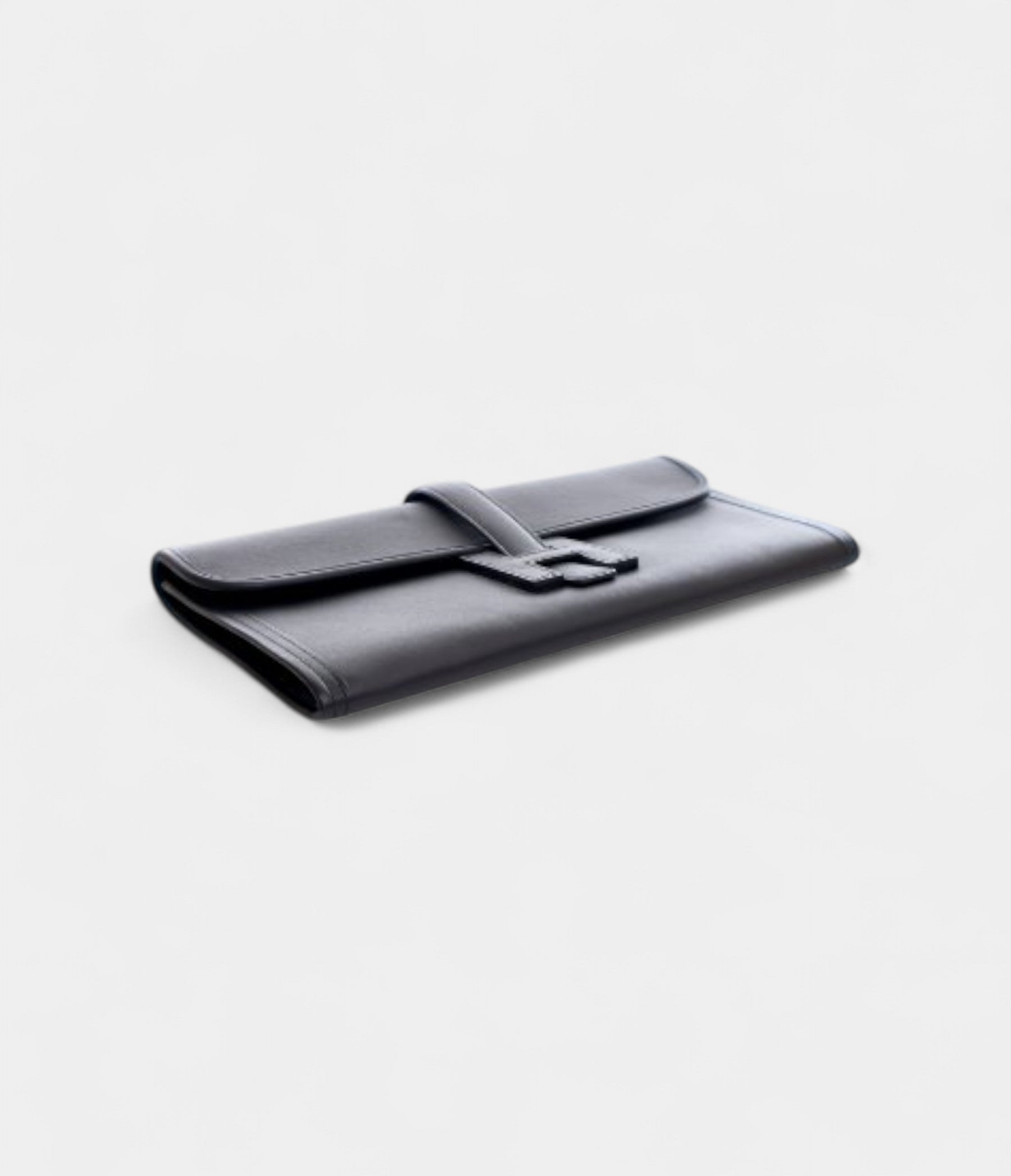 Hermès Jige Clutch 29 Black Swift