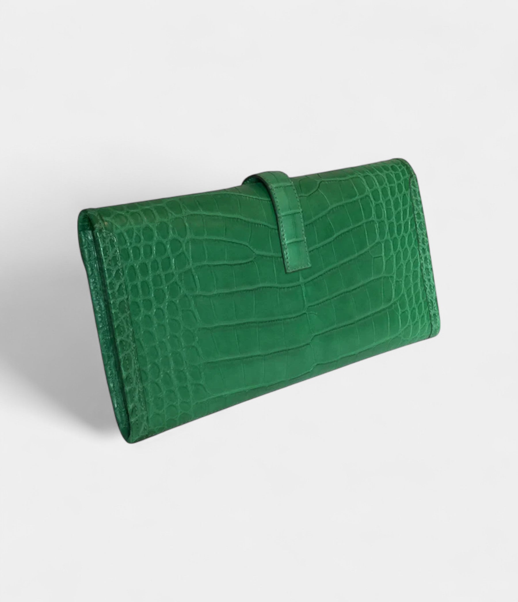 Hermès Jige Elan 29 Clutch Alligator Matte Bag