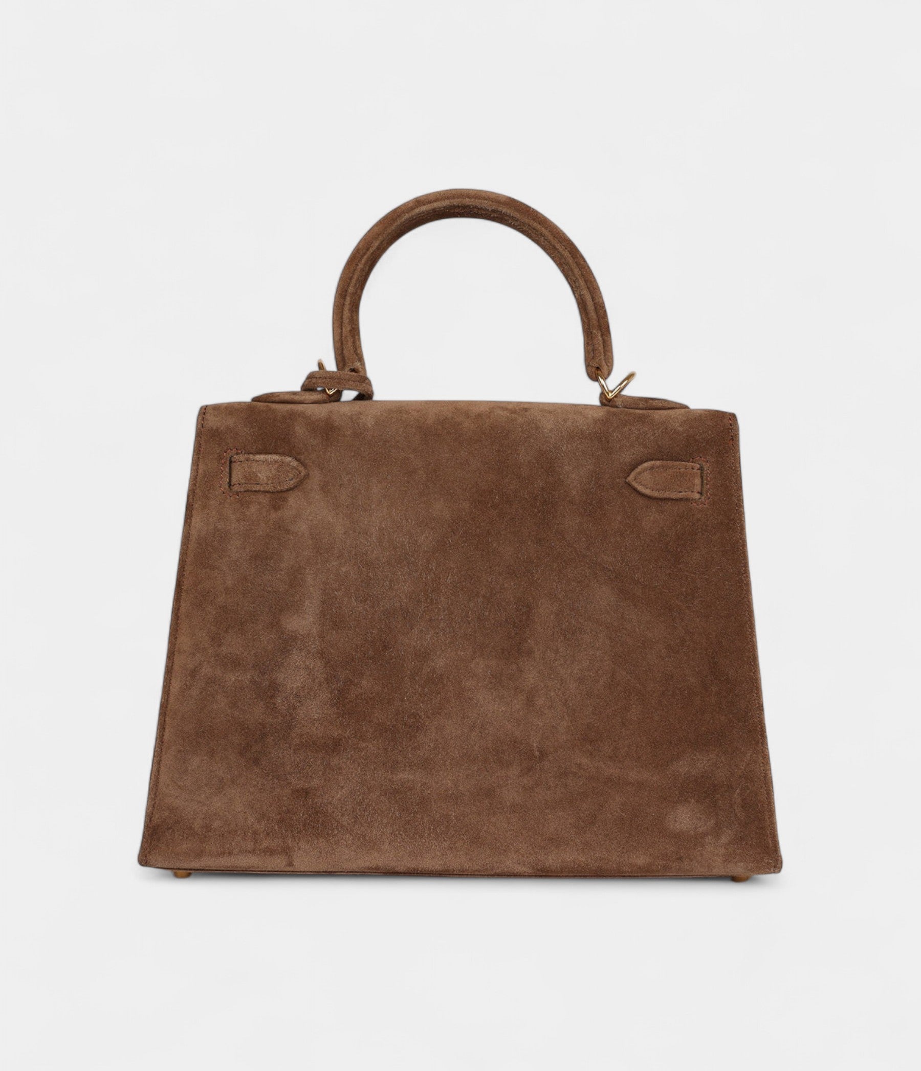 Hermes Kelly 25 Brown Doblis Gold Hardware