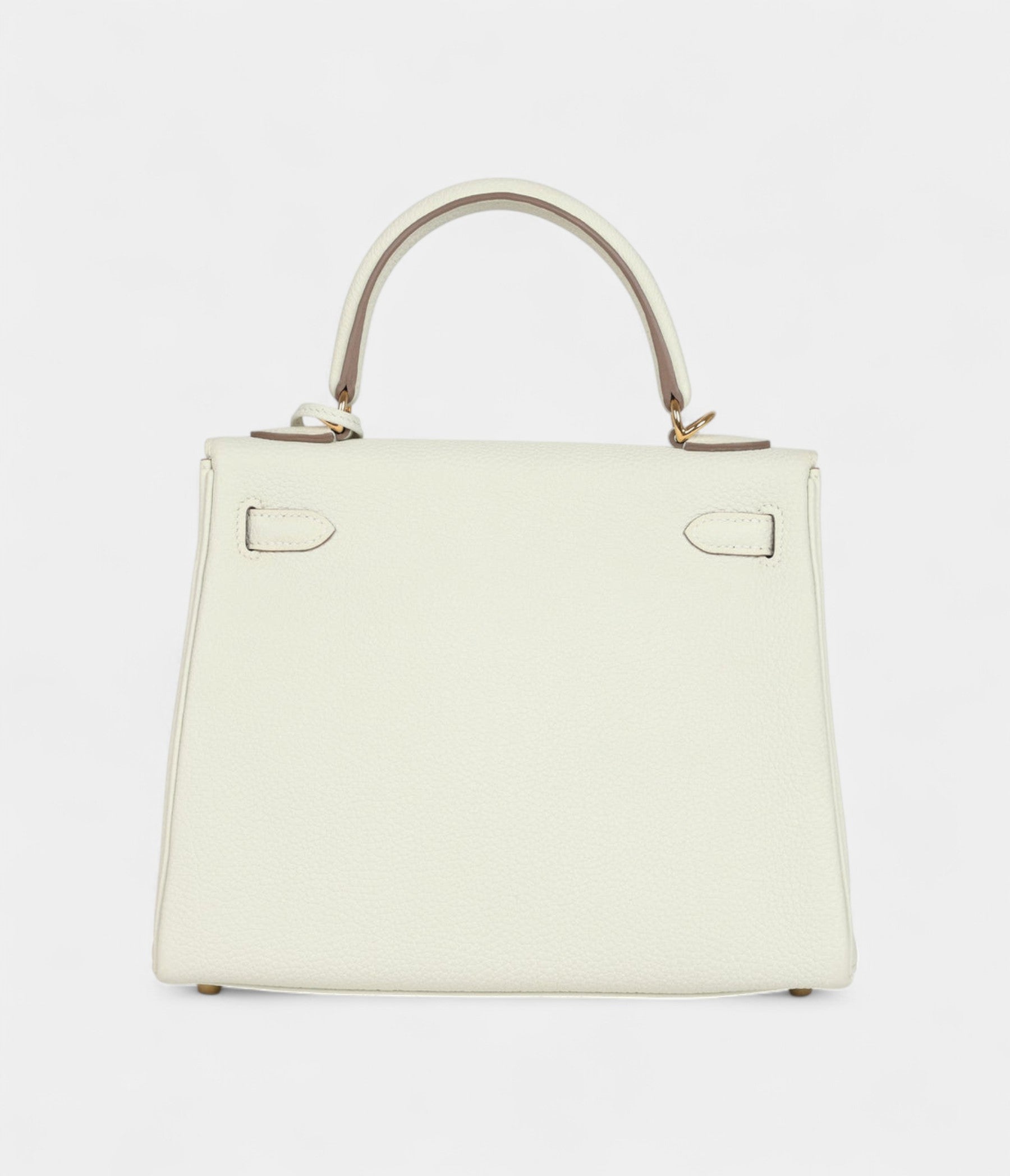 Hermes Kelly 25 Mushroom Togo Gold Hardware