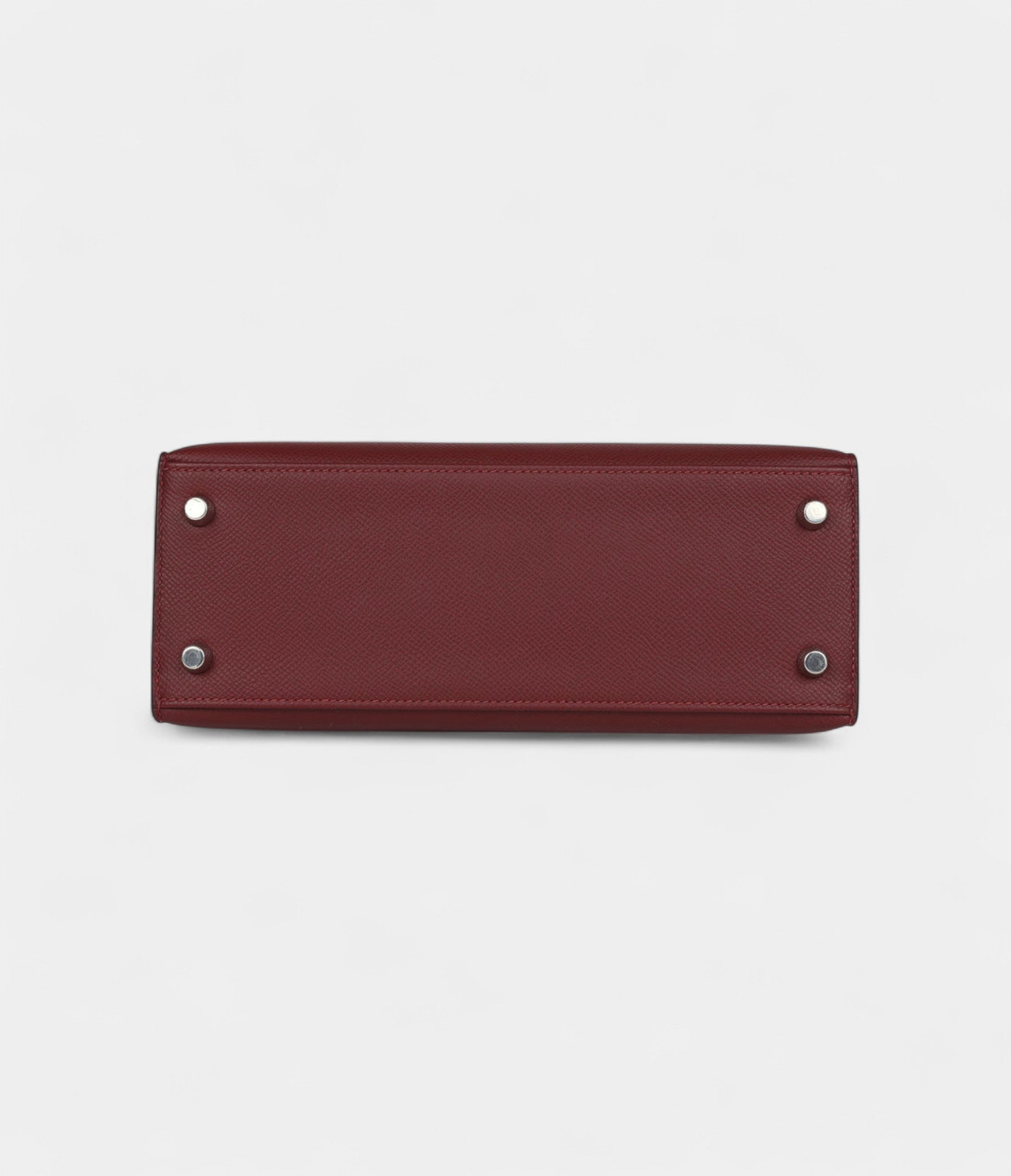 Hermes Kelly 25 Rouge H Epsom Electrum Hardware