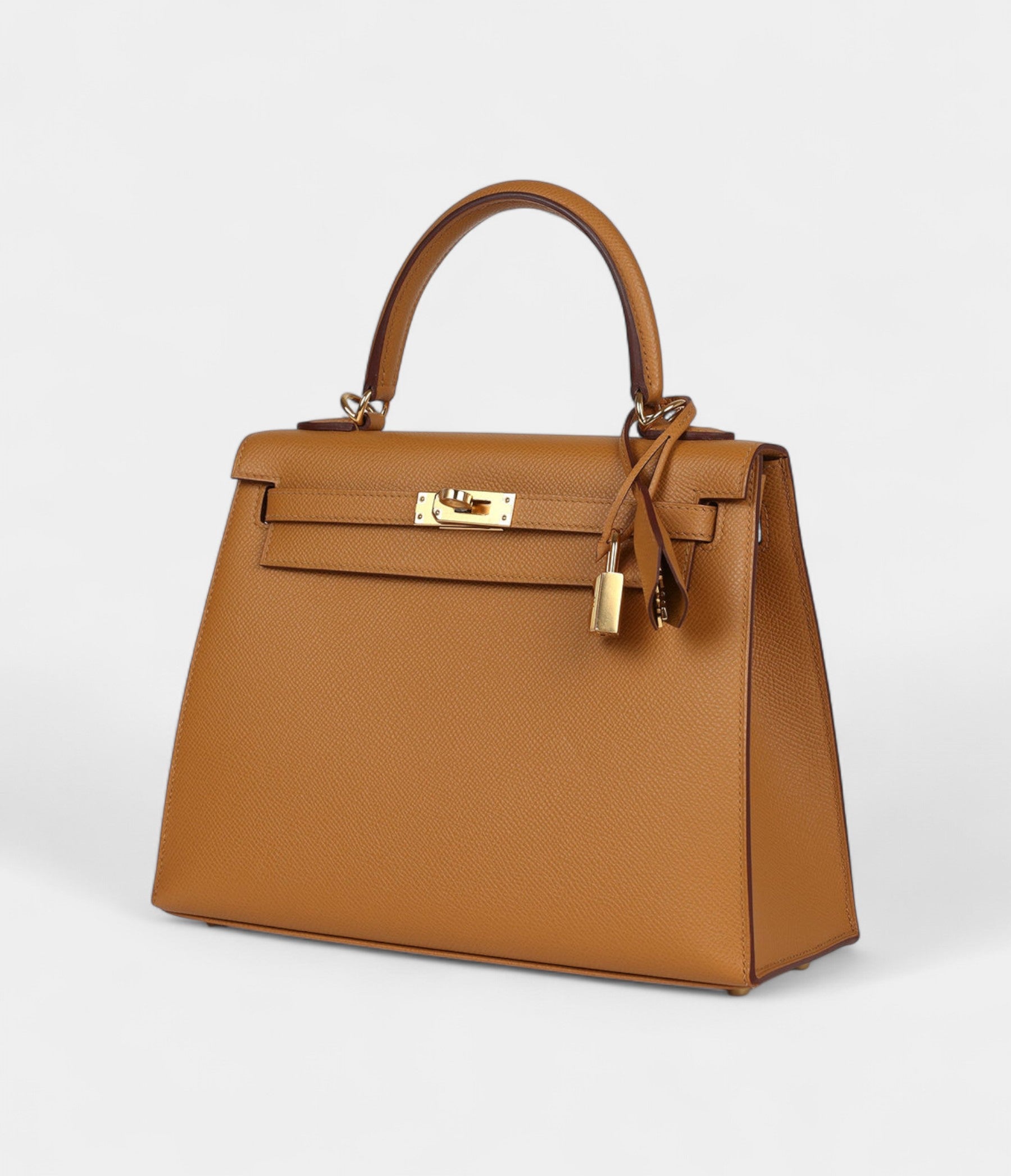 Hermes Kelly 25 Sesame Epsom Gold Hardware