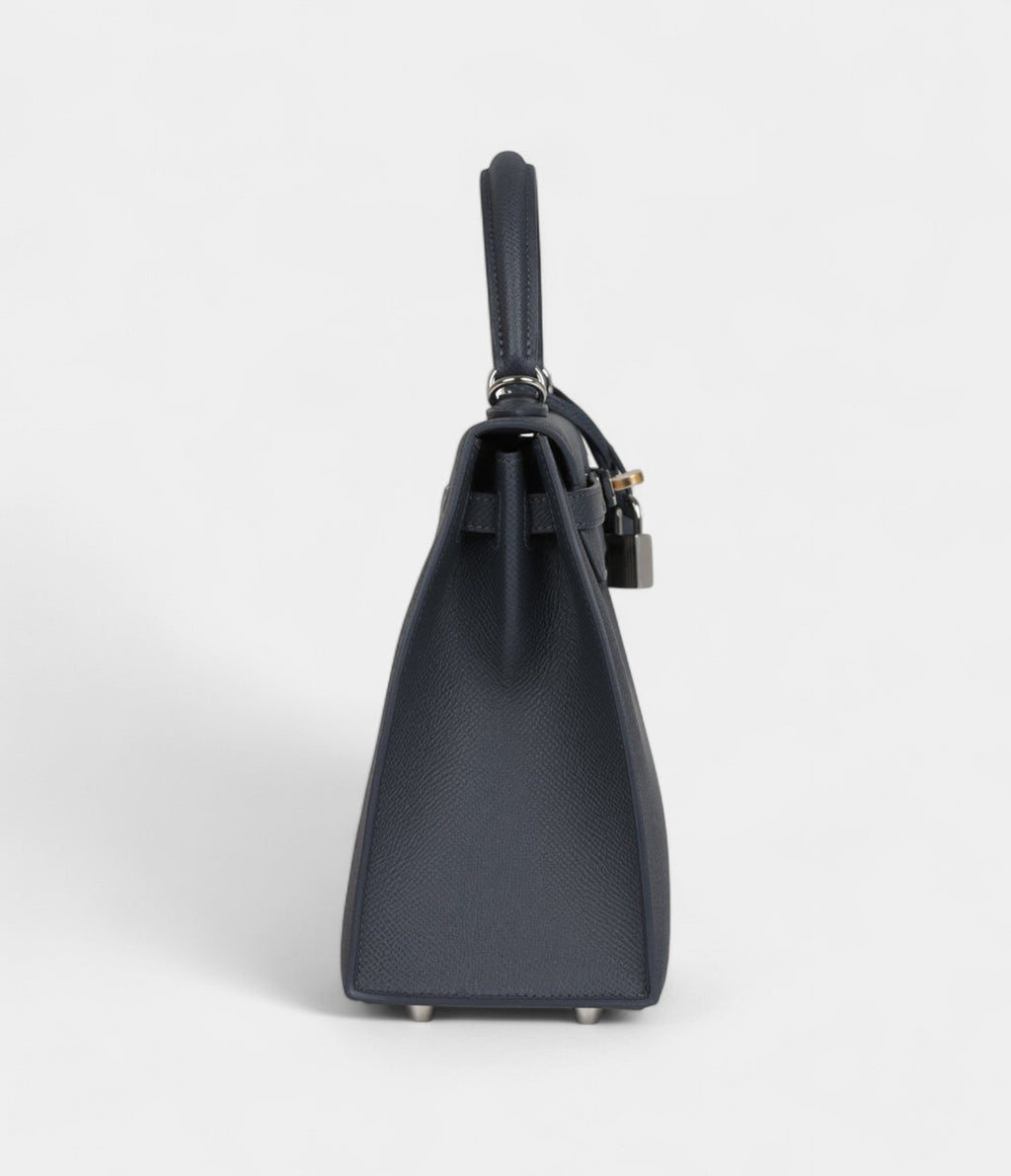 Hermes Kelly 25 Slate Epsom Electrum Hardware