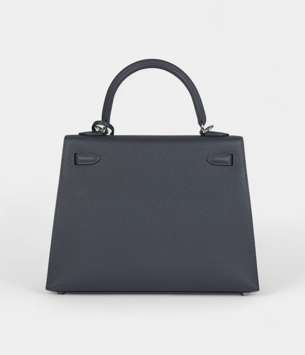 Hermes Kelly 25 Slate Epsom Electrum Hardware