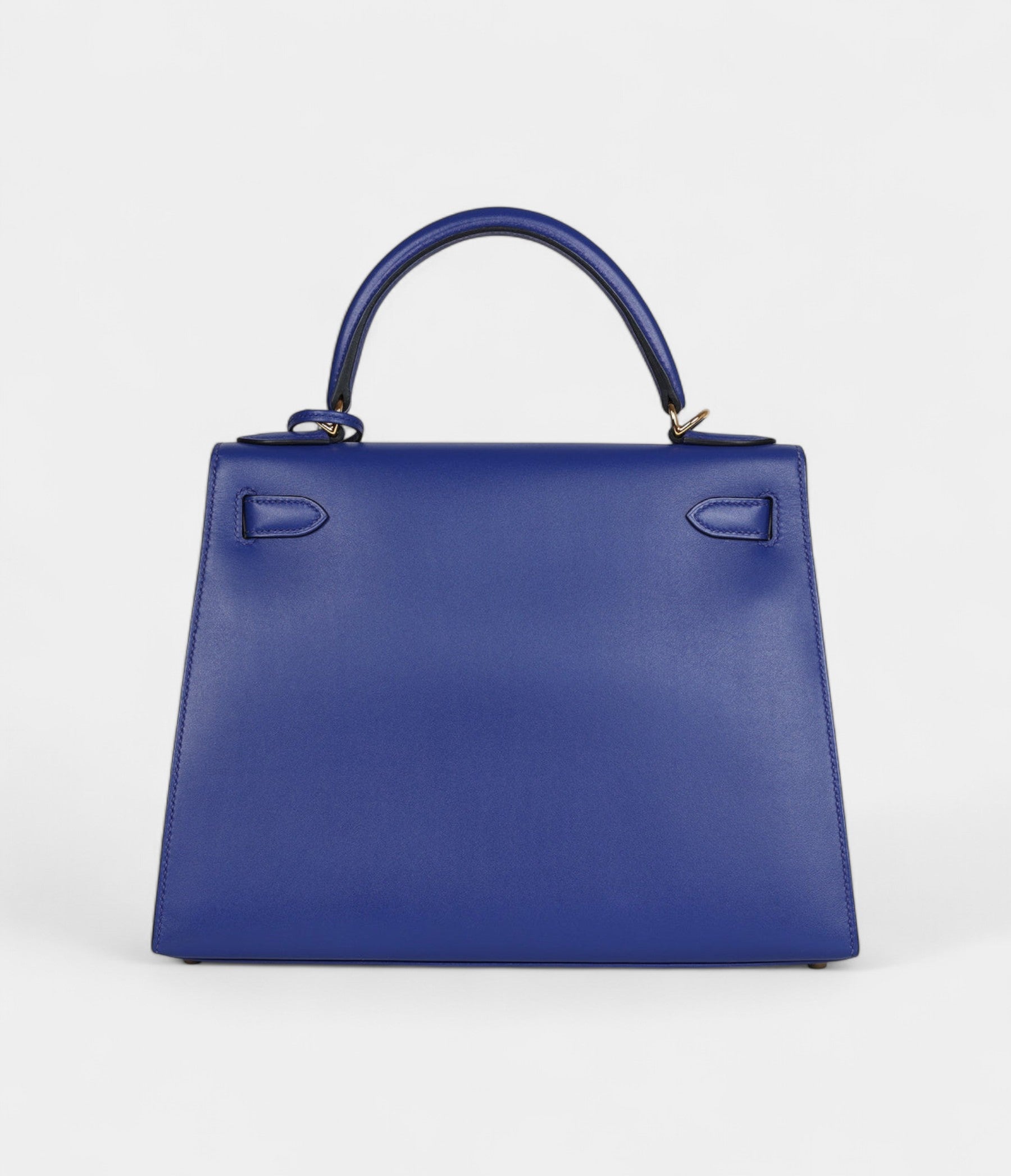 Hermes Kelly 28 Electric Blue Tadelakt Gold Hardware