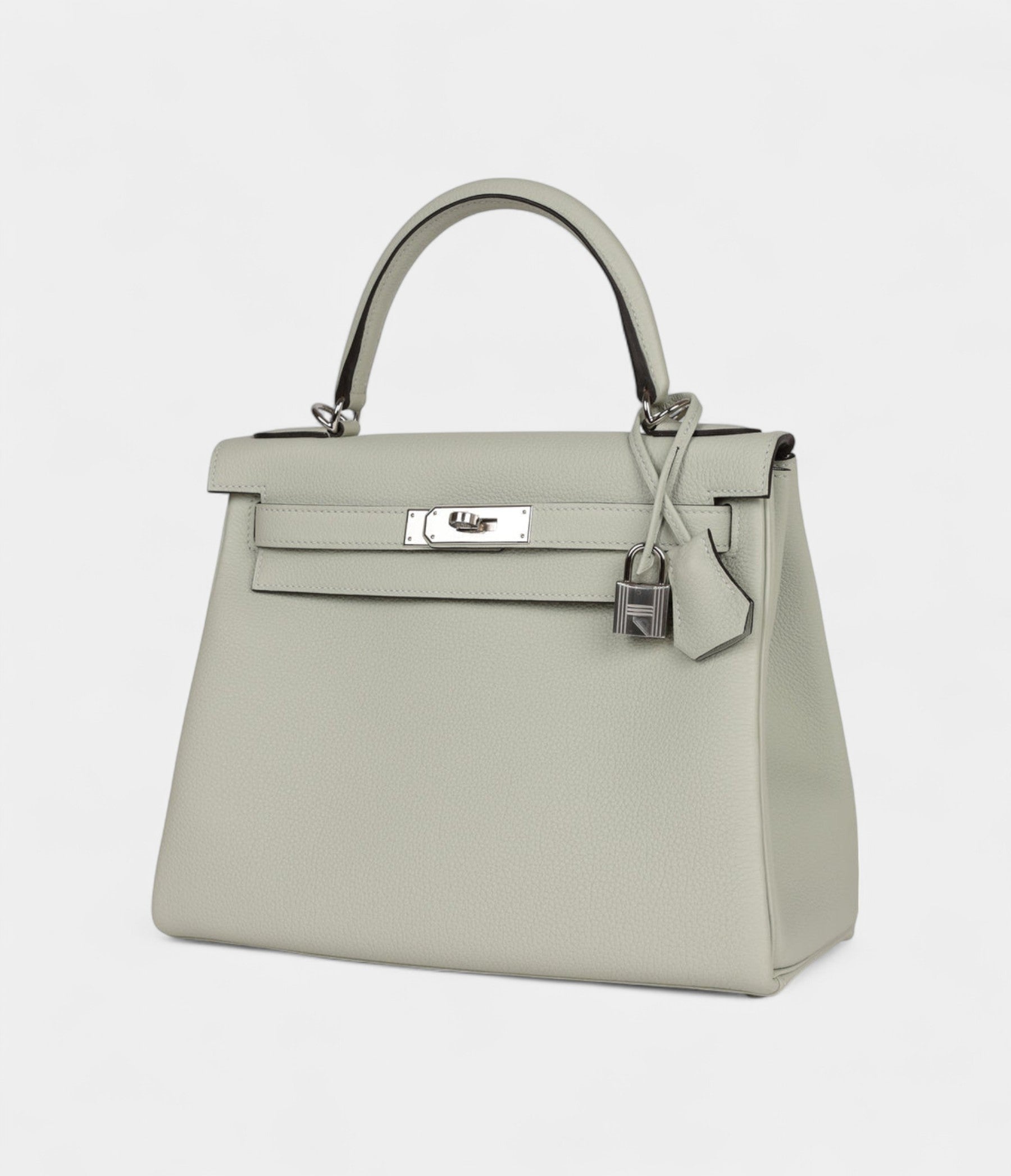 Hermes Kelly 28 Grey Neve Togo Palladium Hardware