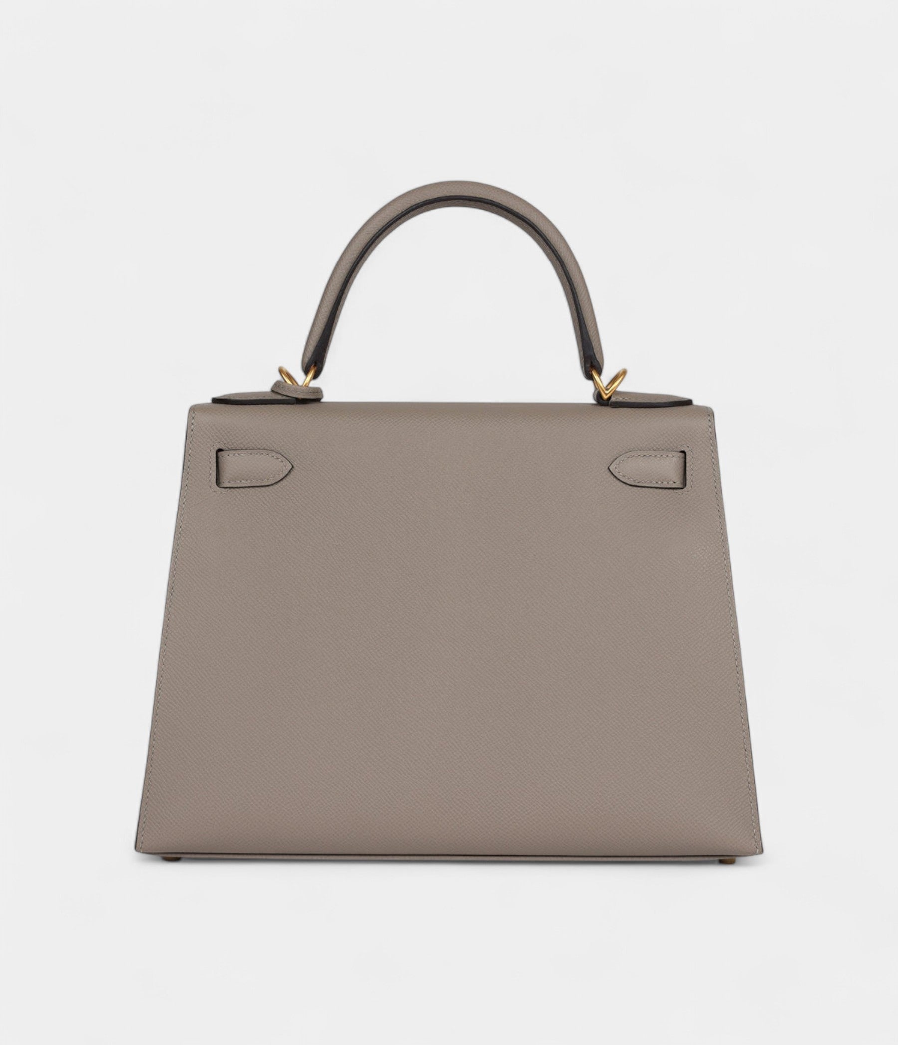 Hermes Kelly 28 Gris Asphalte Verso Epsom Brushed Gold Hardware
