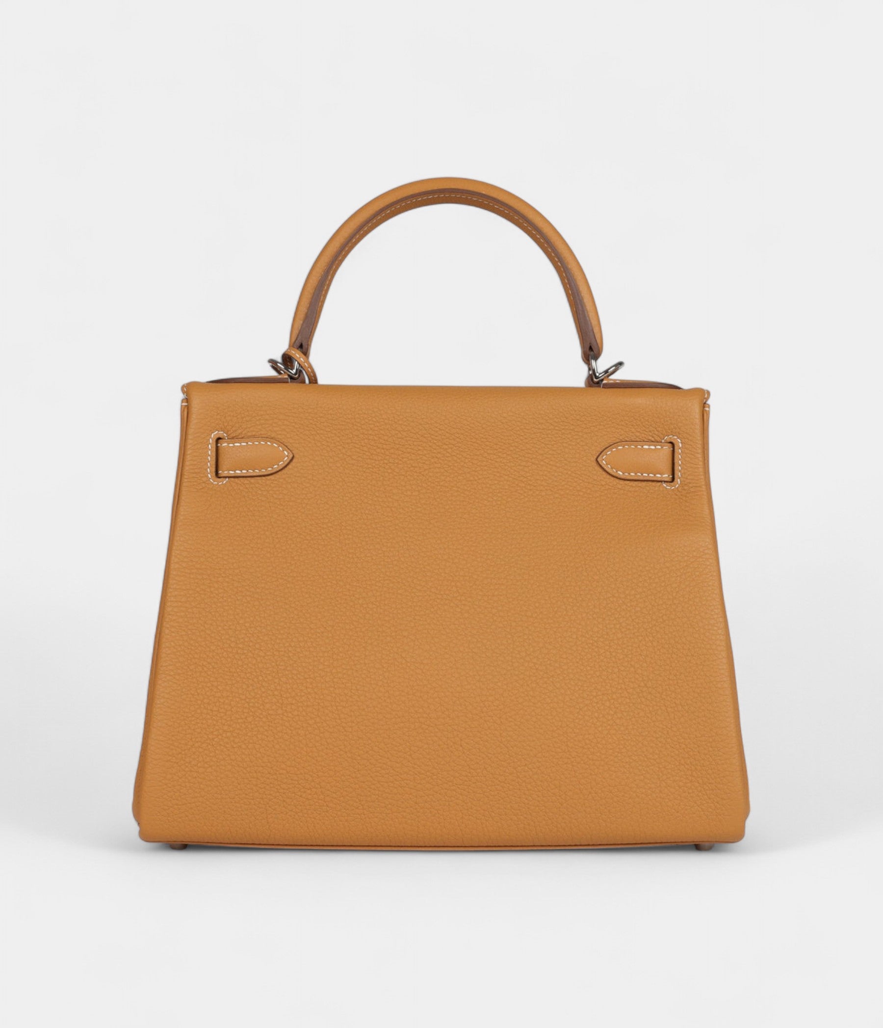 Hermes Kelly 28 Natural Sand Togo Palladium Hardware