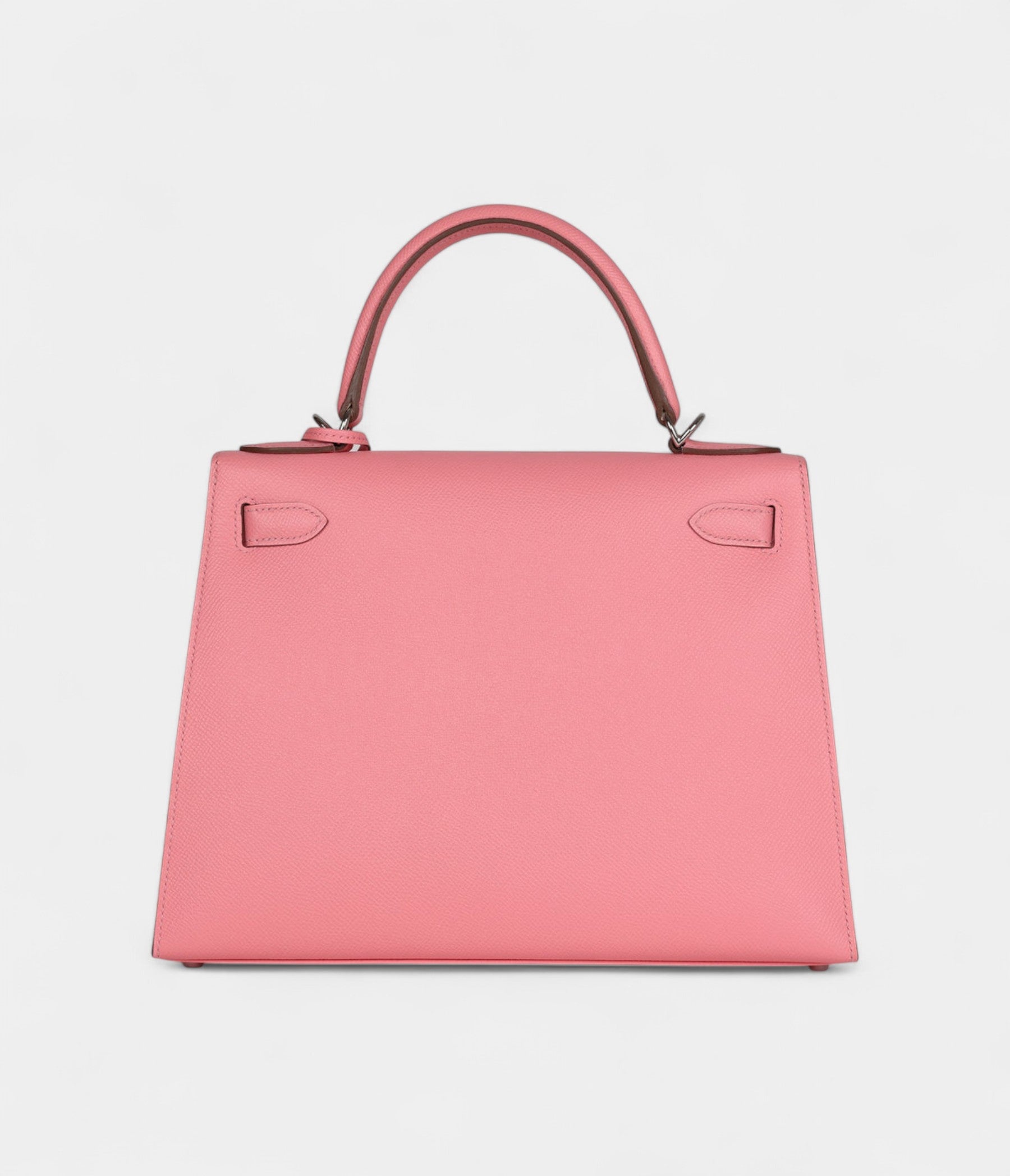 Hermes Kelly 28 Rose Confetti Epsom Palladium Hardware