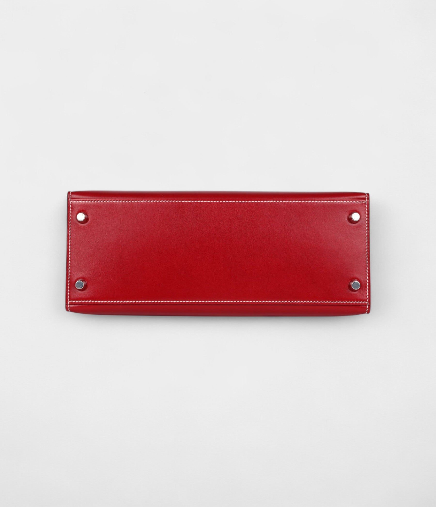 Hermes Kelly 28 Rouge Piment Box Palladium Hardware