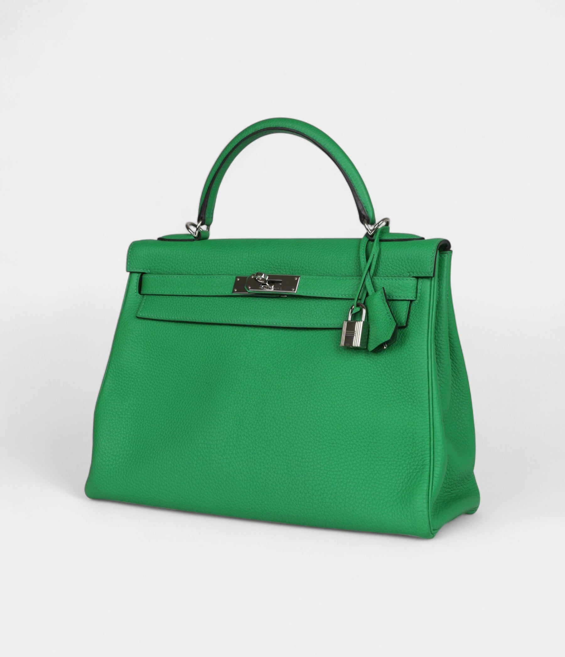 Hermès Kelly 32 Bambou Togo Palladium Hardware